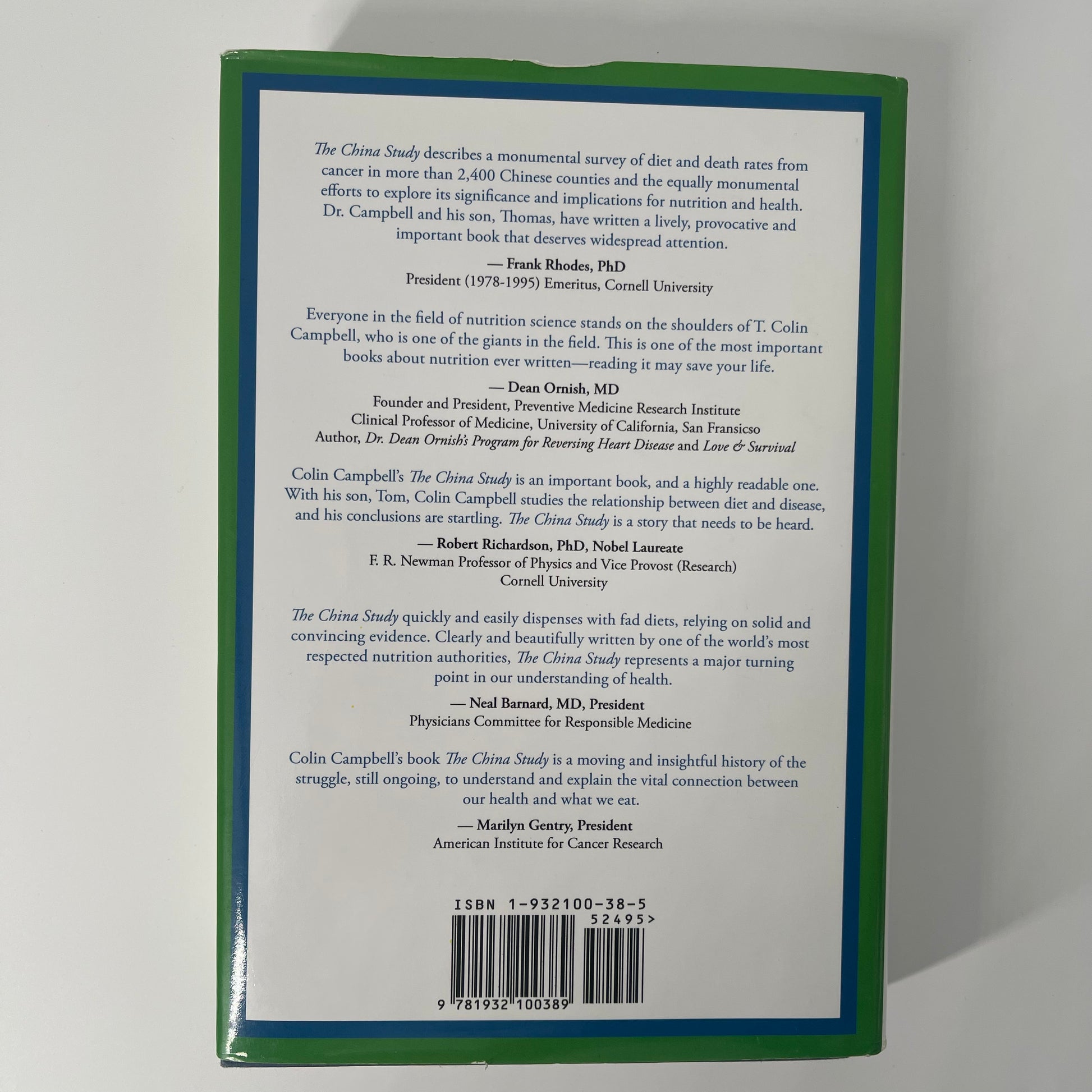 The China Study The Most Comprehensive Study of Nutrition Ever Conducted and the Startling Implications for Diet, Weight Loss and Long-term Health - Thomas M. Campbell II - Bottom Edge