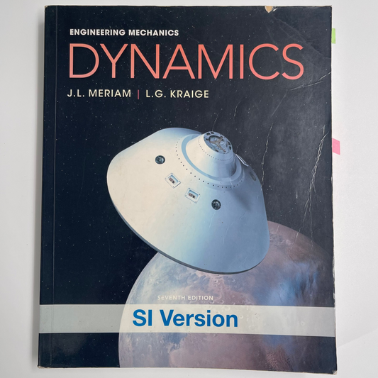 Engineering Mechanics Dynamics - J. L. Meriam - Front Cover