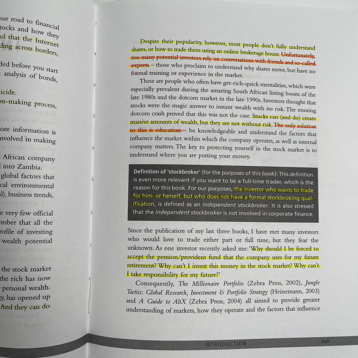 Become Your Own Stockbroker A Practical Guide to Trading in South Africa - Jacques Magliolo - Condition Detail 2