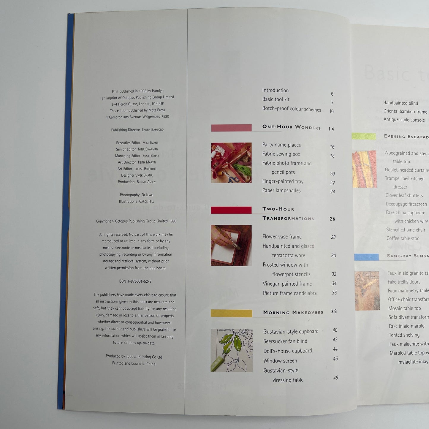 Touches of Style Over 40 Quick-to-Do Projects, from an Hour to a Weekend - Maggie Colvin - Condition Detail 3