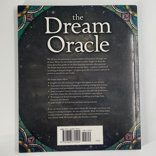 The Dream Oracle Discover Your Hidden Depths Through Symbolism and the Tarot - Pamela Ball - Back Cover