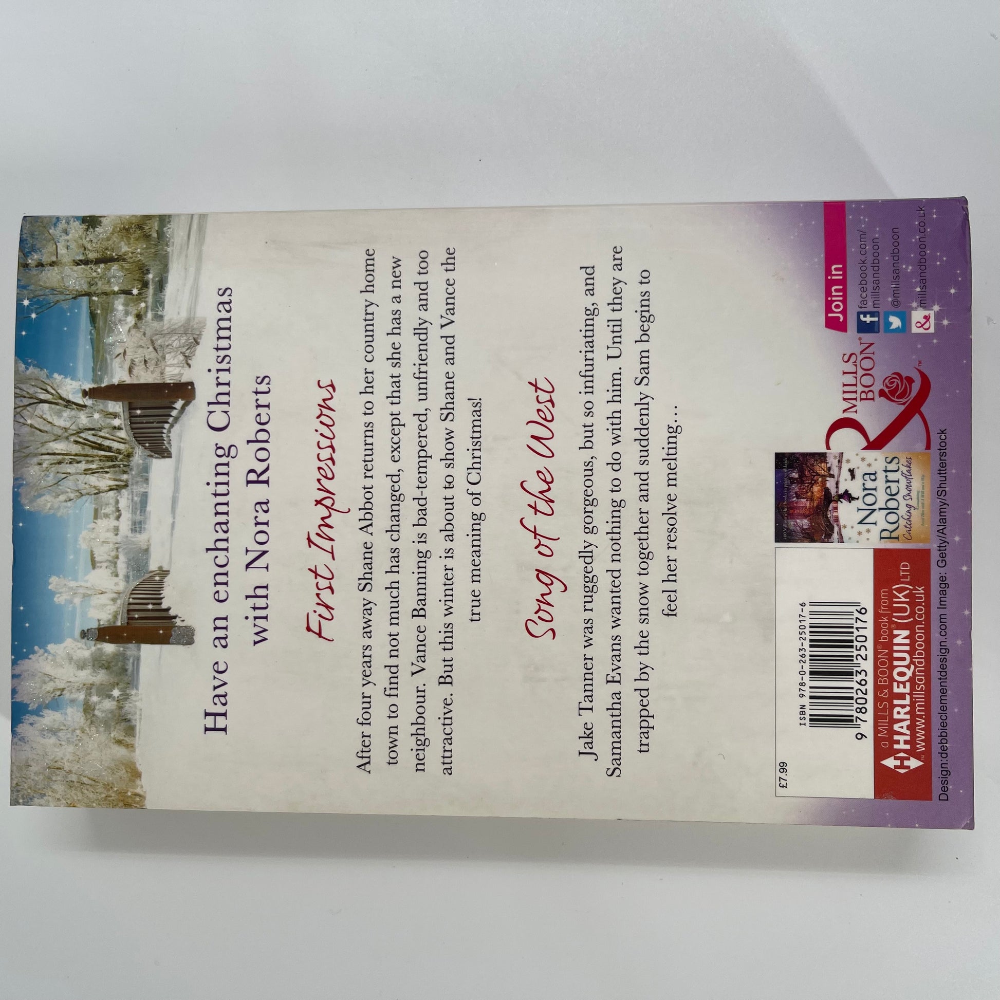 Mistletoe & Snow - Nora Roberts - Back Cover