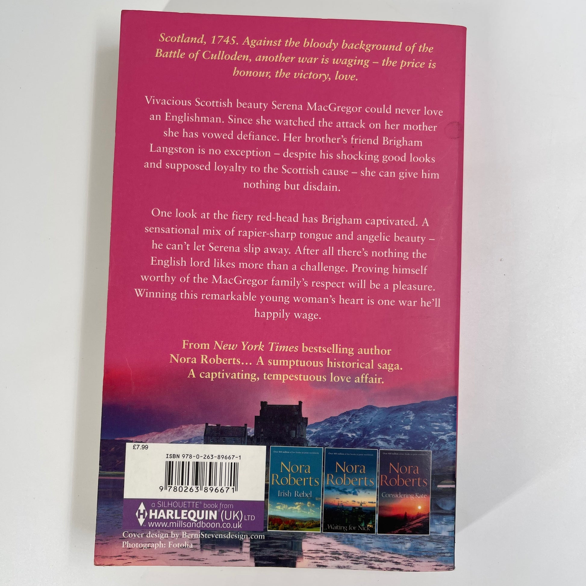 Rebellion - Nora Roberts - Back Cover