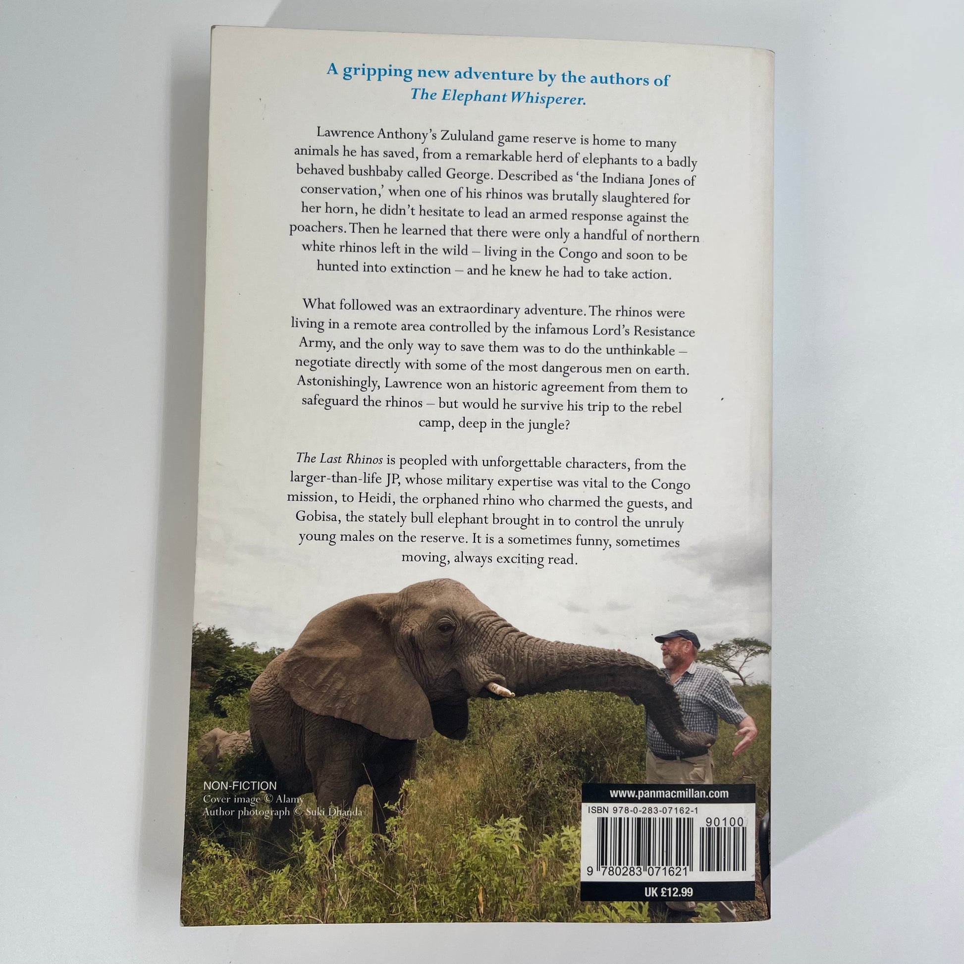 The Last Rhinos The Powerful Story of One Man's Battle to Save a Species - Lawrence Anthony - Back Cover