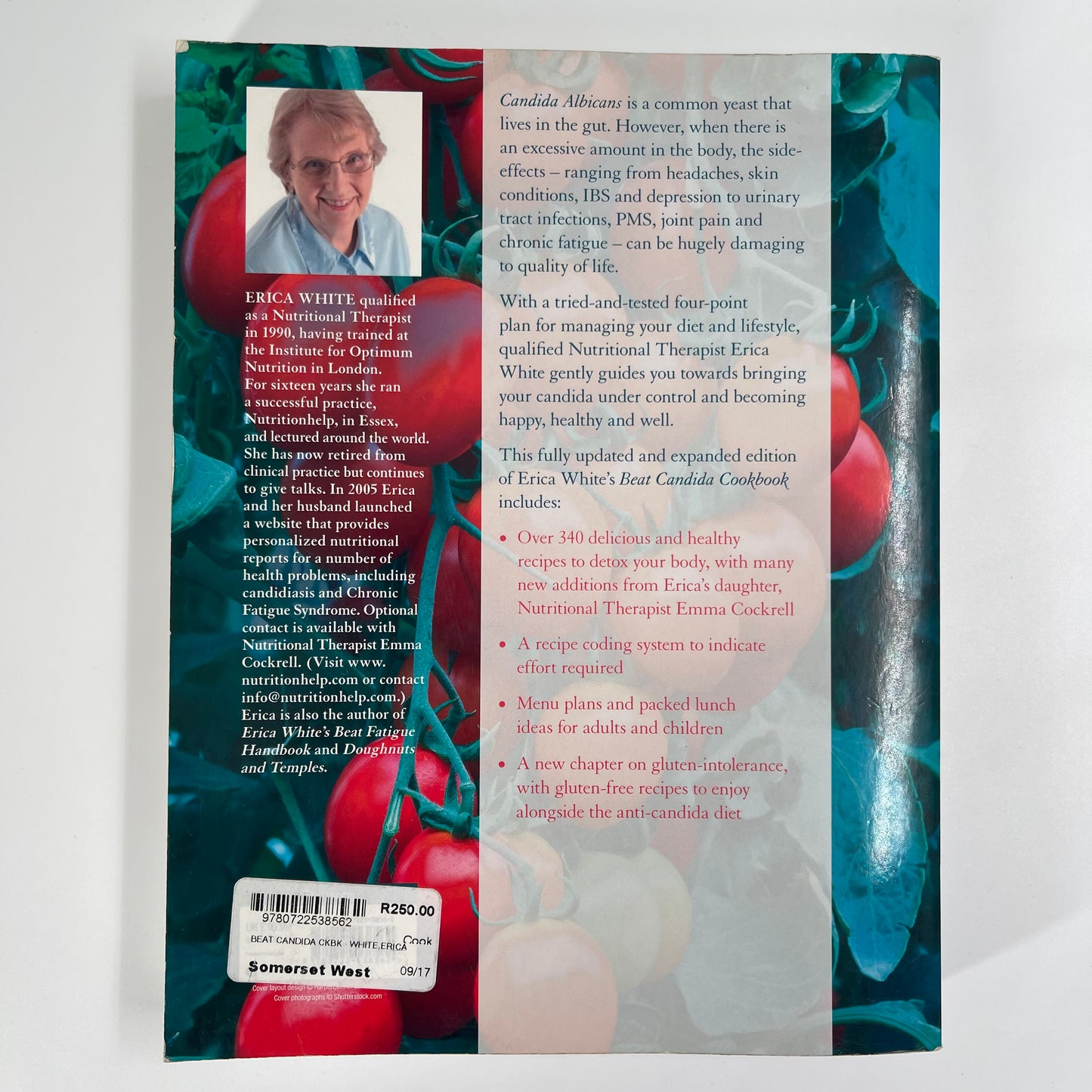 The Beat Candida Cookbook - Erica White - Back Cover