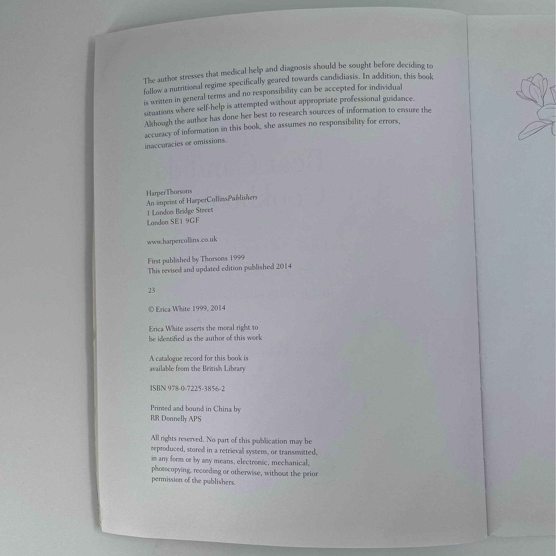 The Beat Candida Cookbook - Erica White - Condition Detail 1