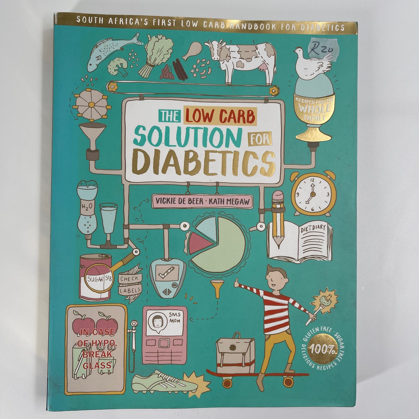 The Low Carb Solution for Diabetics - Vicki De Beer - Front Cover