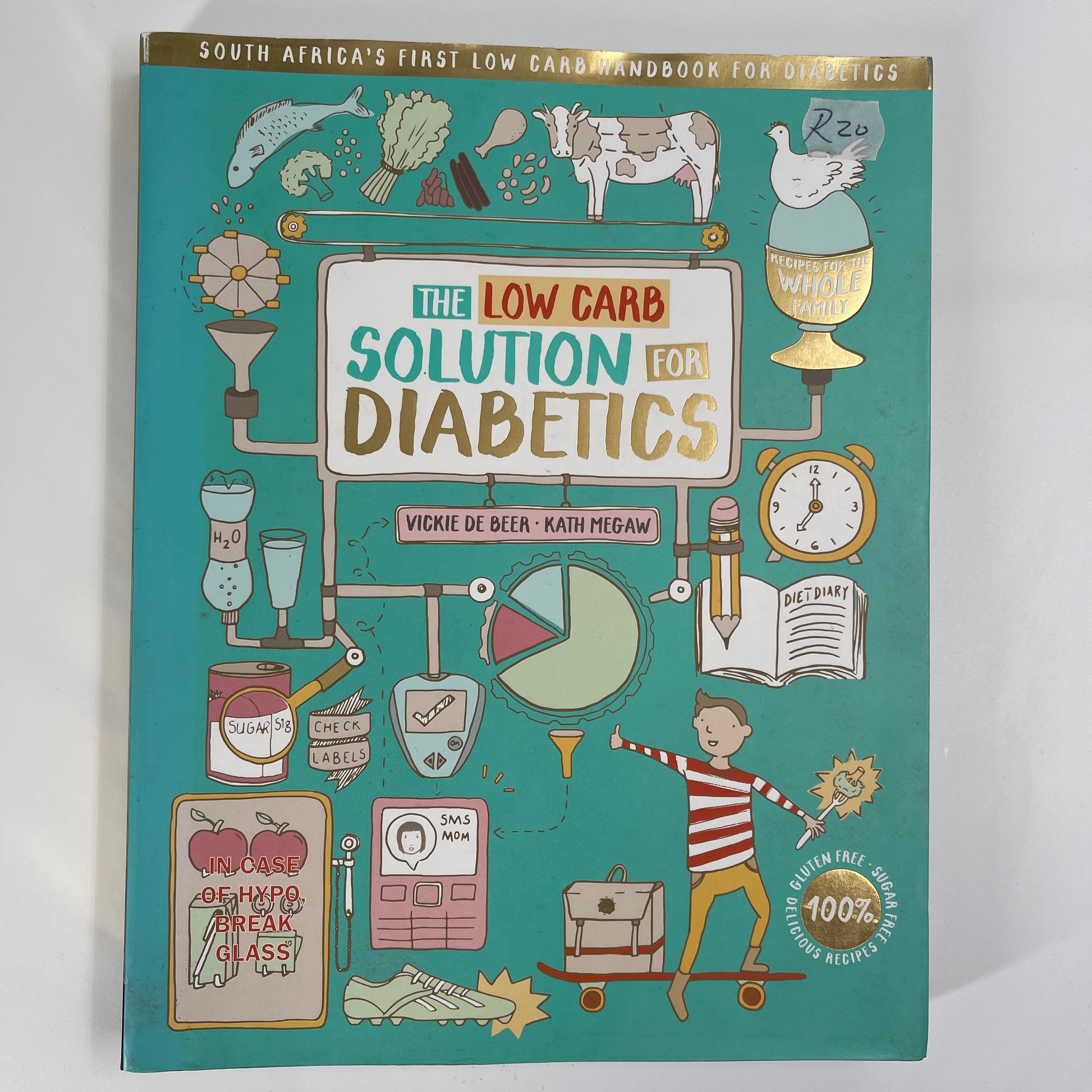 The Low Carb Solution for Diabetics - Vicki De Beer - Front Cover