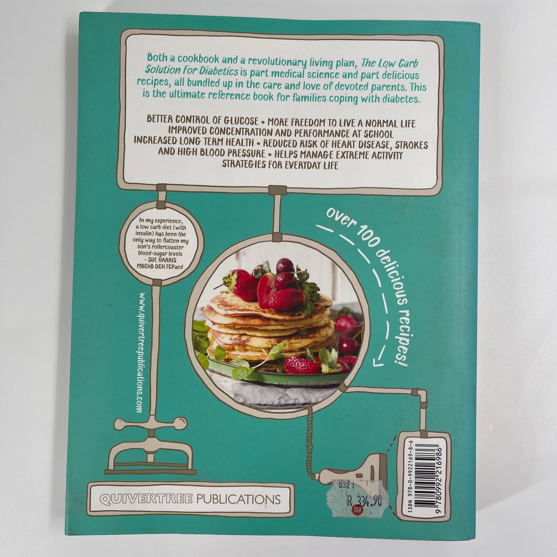 The Low Carb Solution for Diabetics - Vicki De Beer - Spine