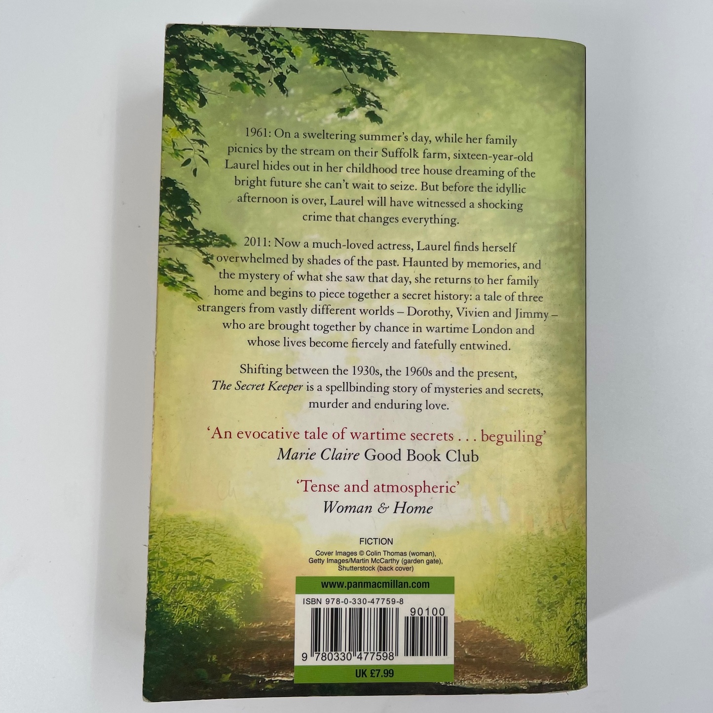 The Secret Keeper - Kate Morton - Back Cover