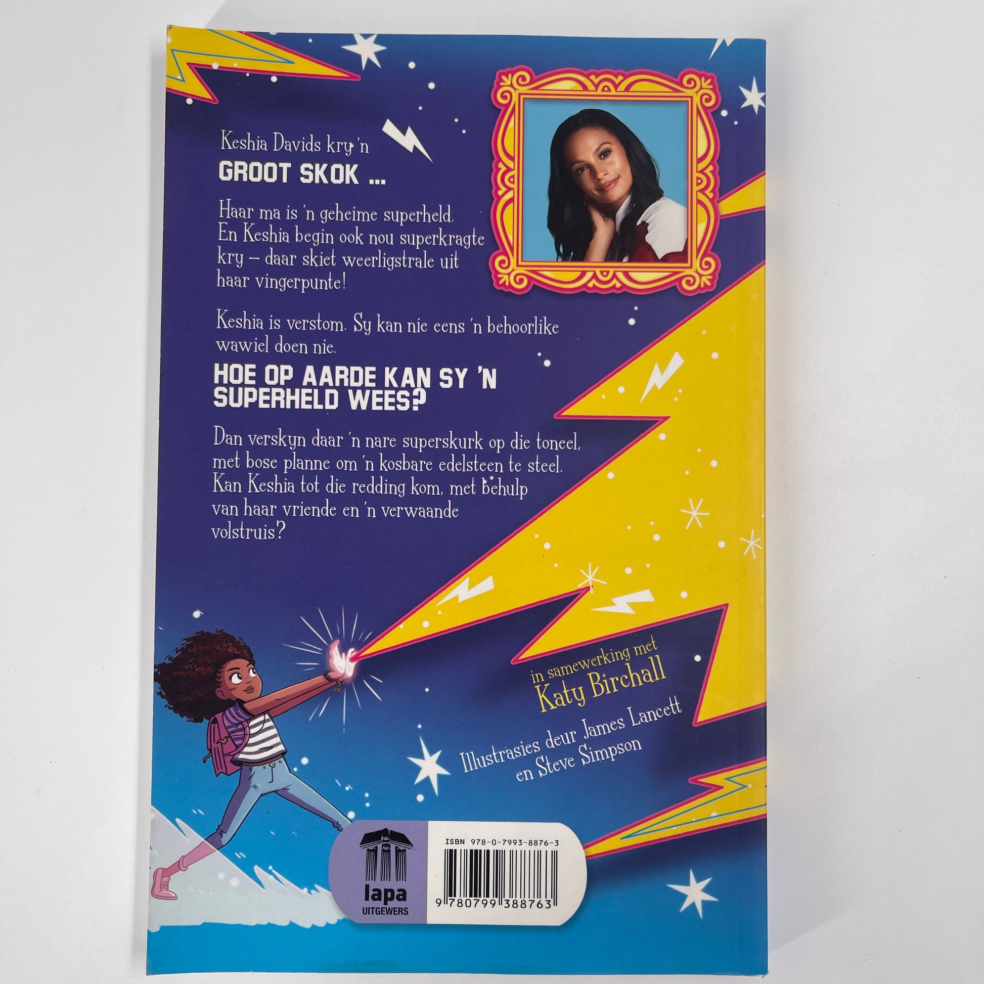 Keshia Davids, superheld - Alesha Dixon - Back Cover