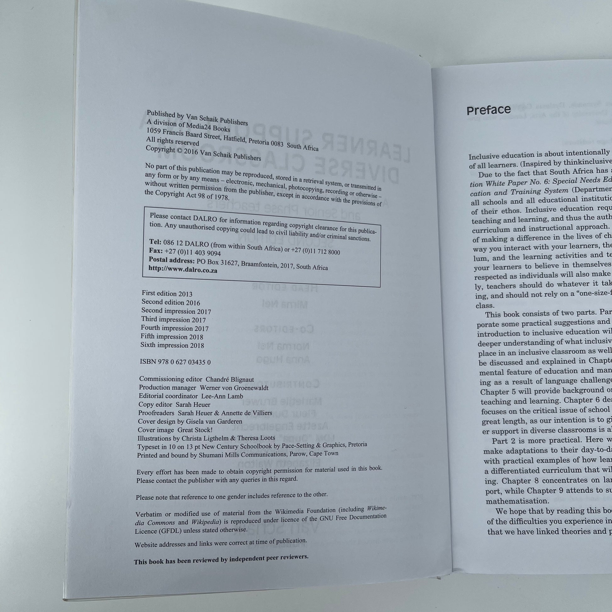 Learner Support in a Diverse Classroom A Guide for Foundation, Intermediate and Senior Phase Teachers of Language and Mathematics - - Condition Detail 2