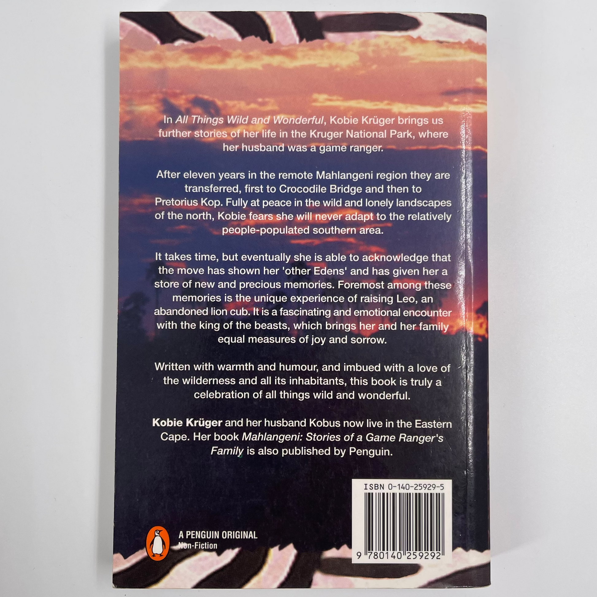 All things wild and wonderful - Krüger - Back Cover