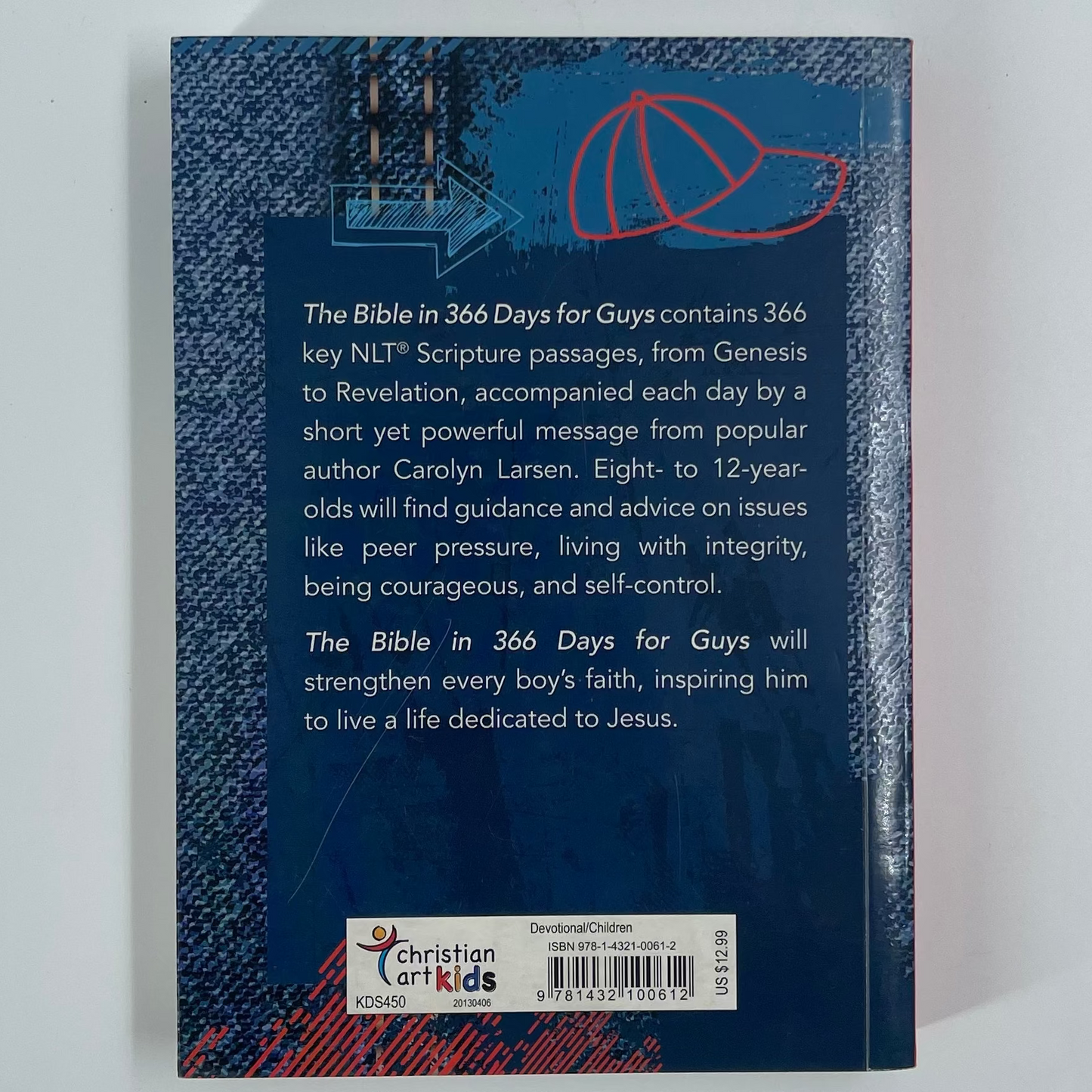 The Bible in 366 Days for Guys - Carolyn Larsen - Back Cover