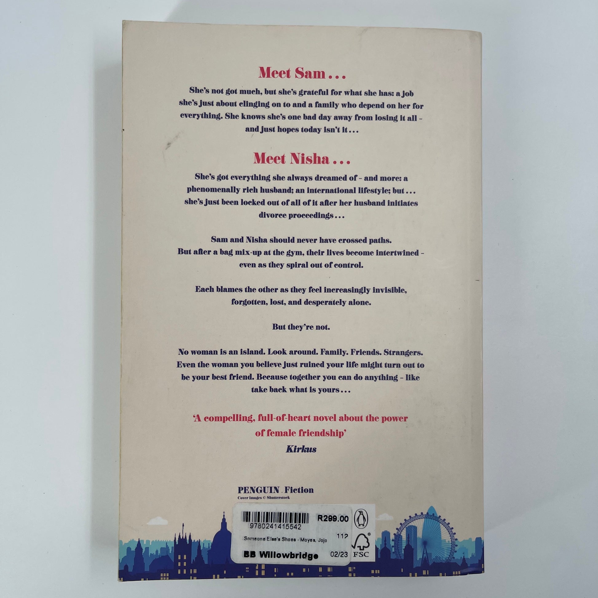Someone Else's Shoes - Jojo Moyes - Back Cover