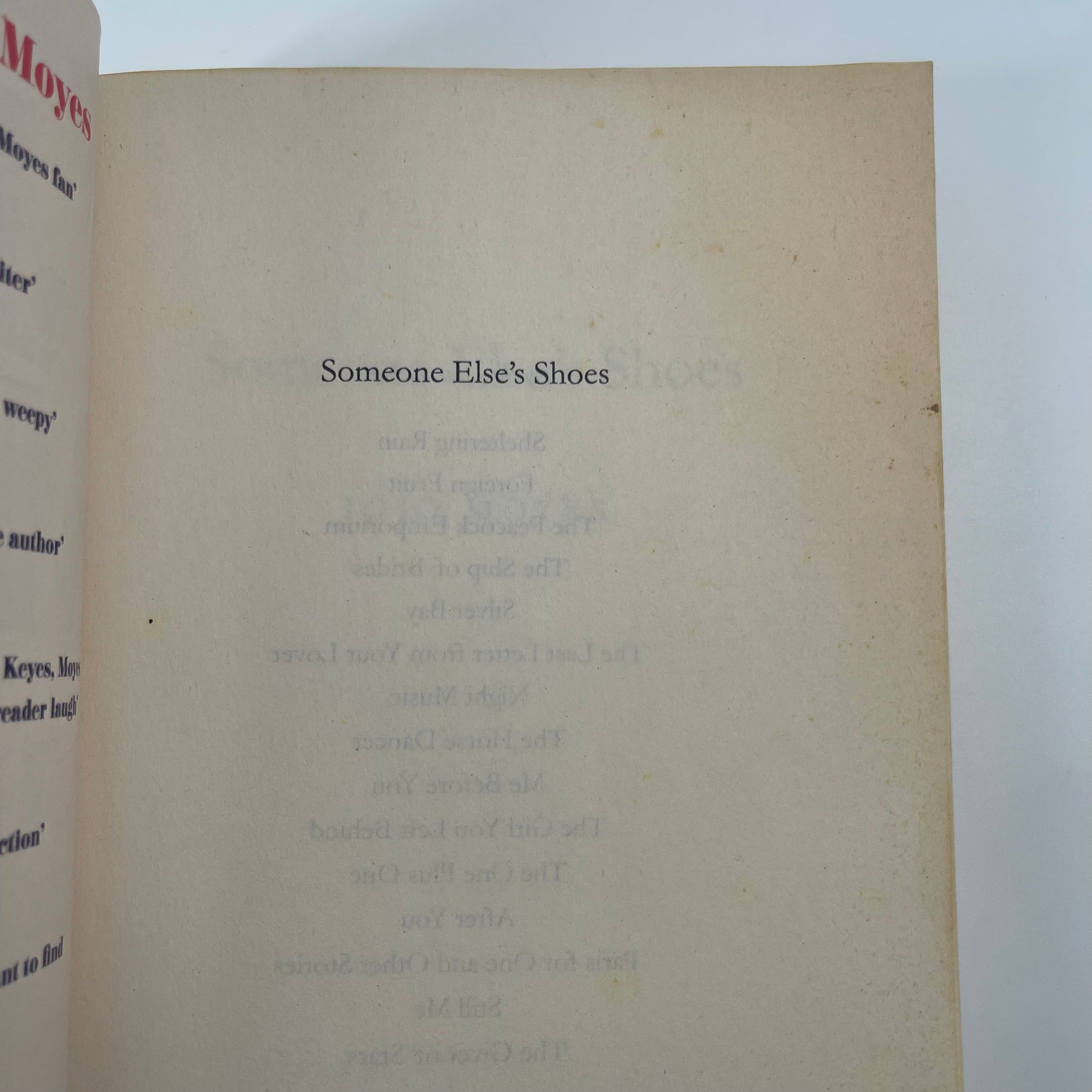Someone Else's Shoes - Jojo Moyes - Condition Detail 1