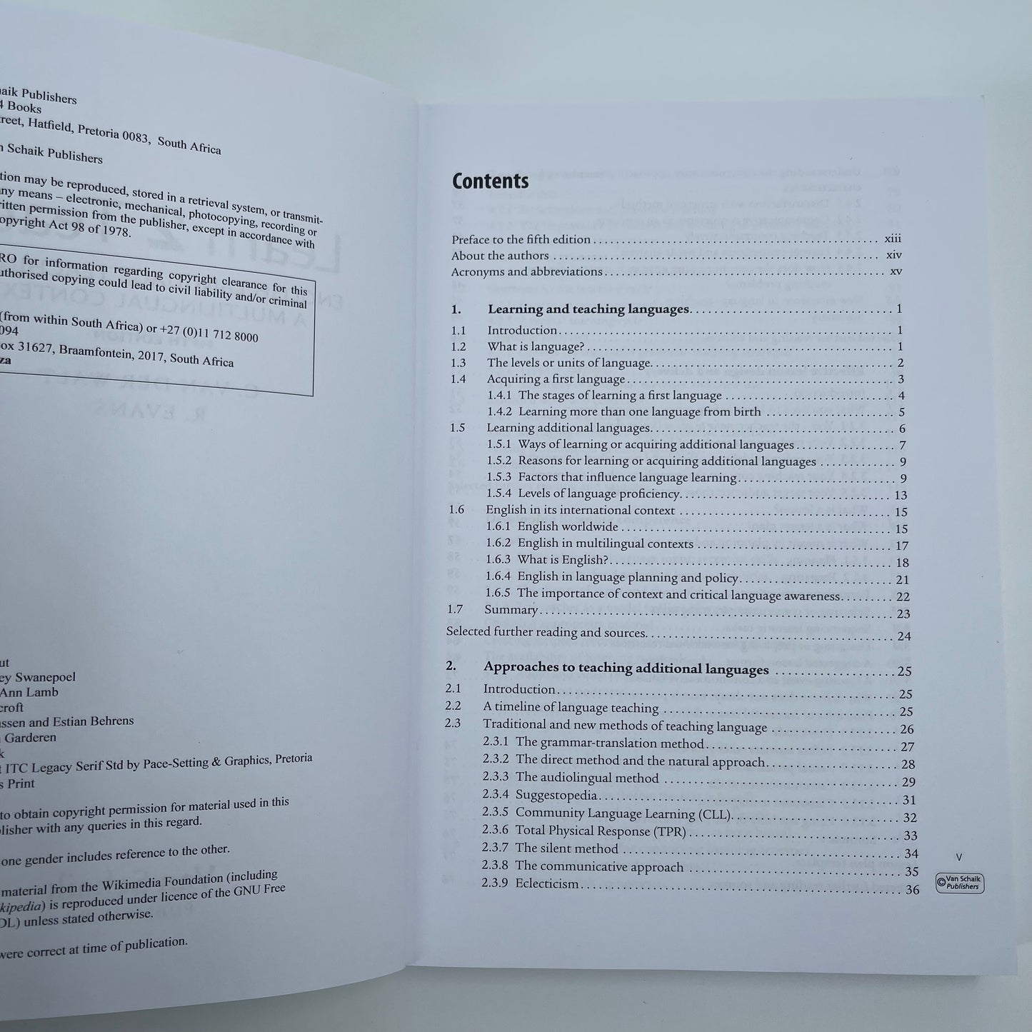 Learn 2 Teach English Language Teaching in a Multilingual Context - Christa Van der Walt - Condition Detail 2