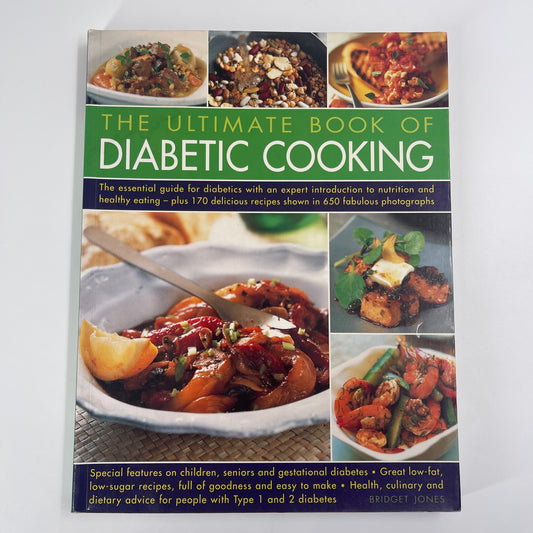 The Ultimate Book of Diabetic Cooking - Bridget Jones - Front Cover
