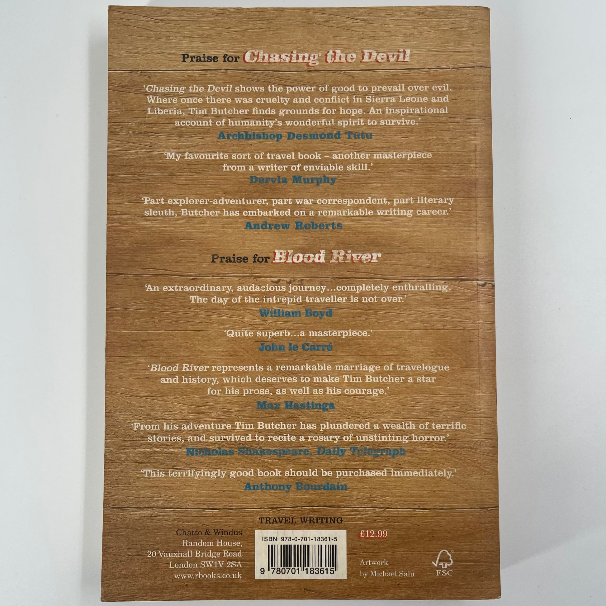Chasing the Devil The Search for Africa's Fighting Spirit - Tim Butcher - Back Cover