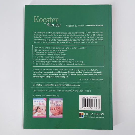 Koester Jou Kleuter - unknown author - Back Cover