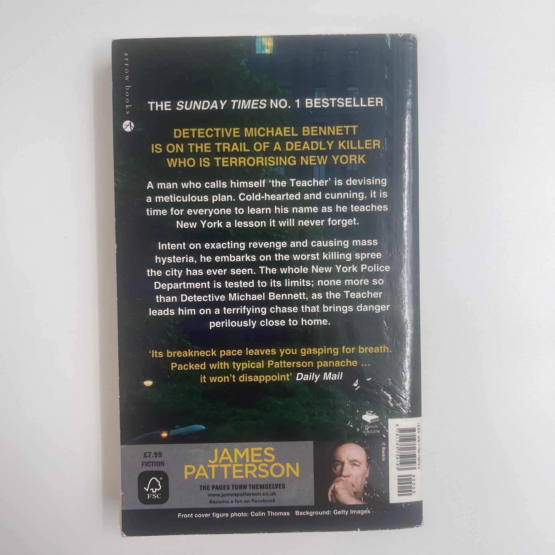 Run For Your Life - Patterson - Back Cover