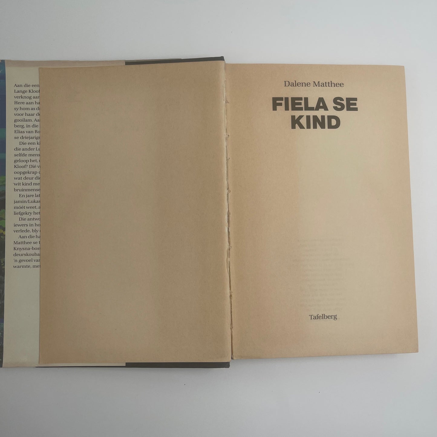 Fiela se kind (Afrikaans Edition) - Matthee - Back Cover