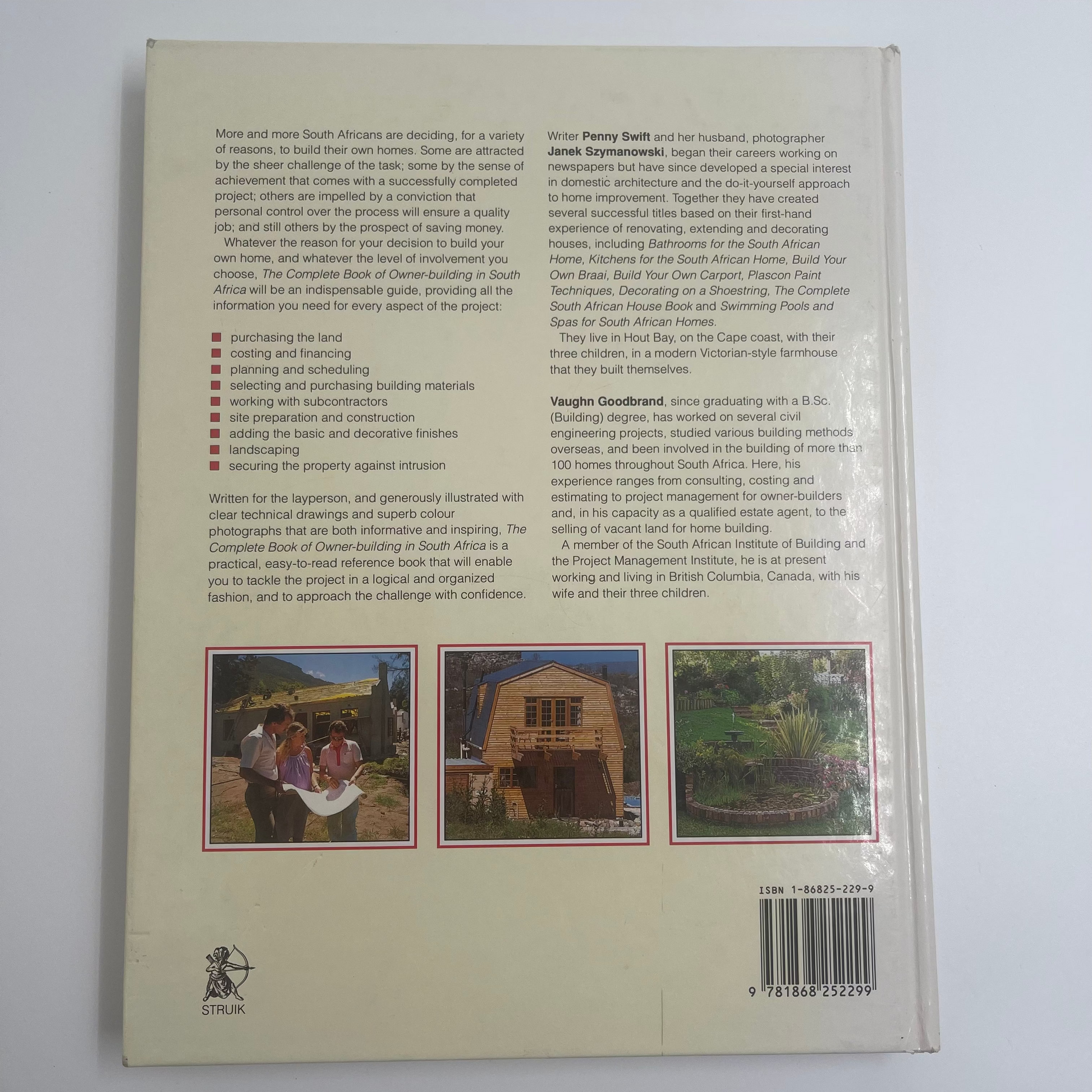 Complete Guide to Owner Building - Penny Swift - Spine
