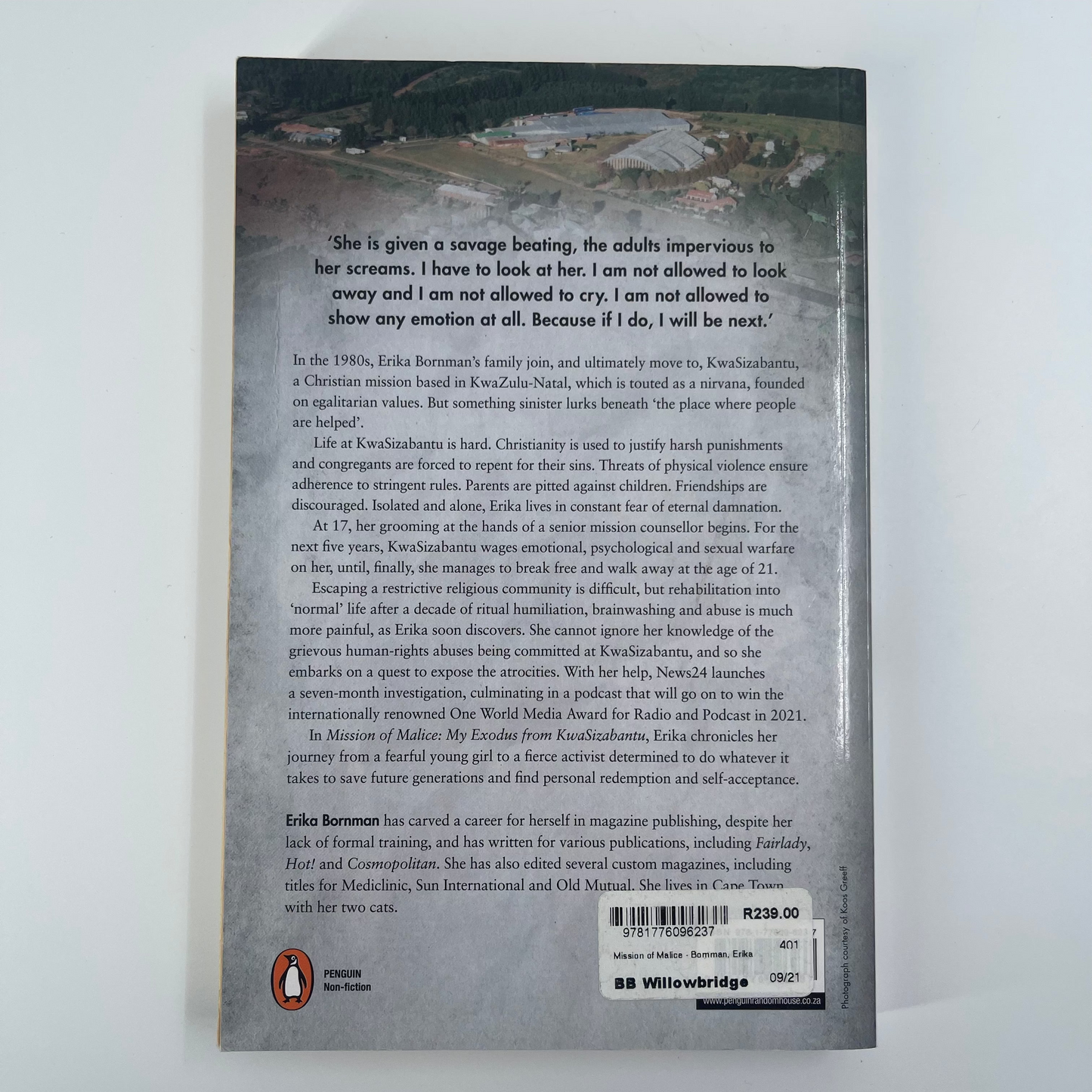 Mission of Malice My Exodus from KwaSizabantu - Erika Bornman - Bottom Edge