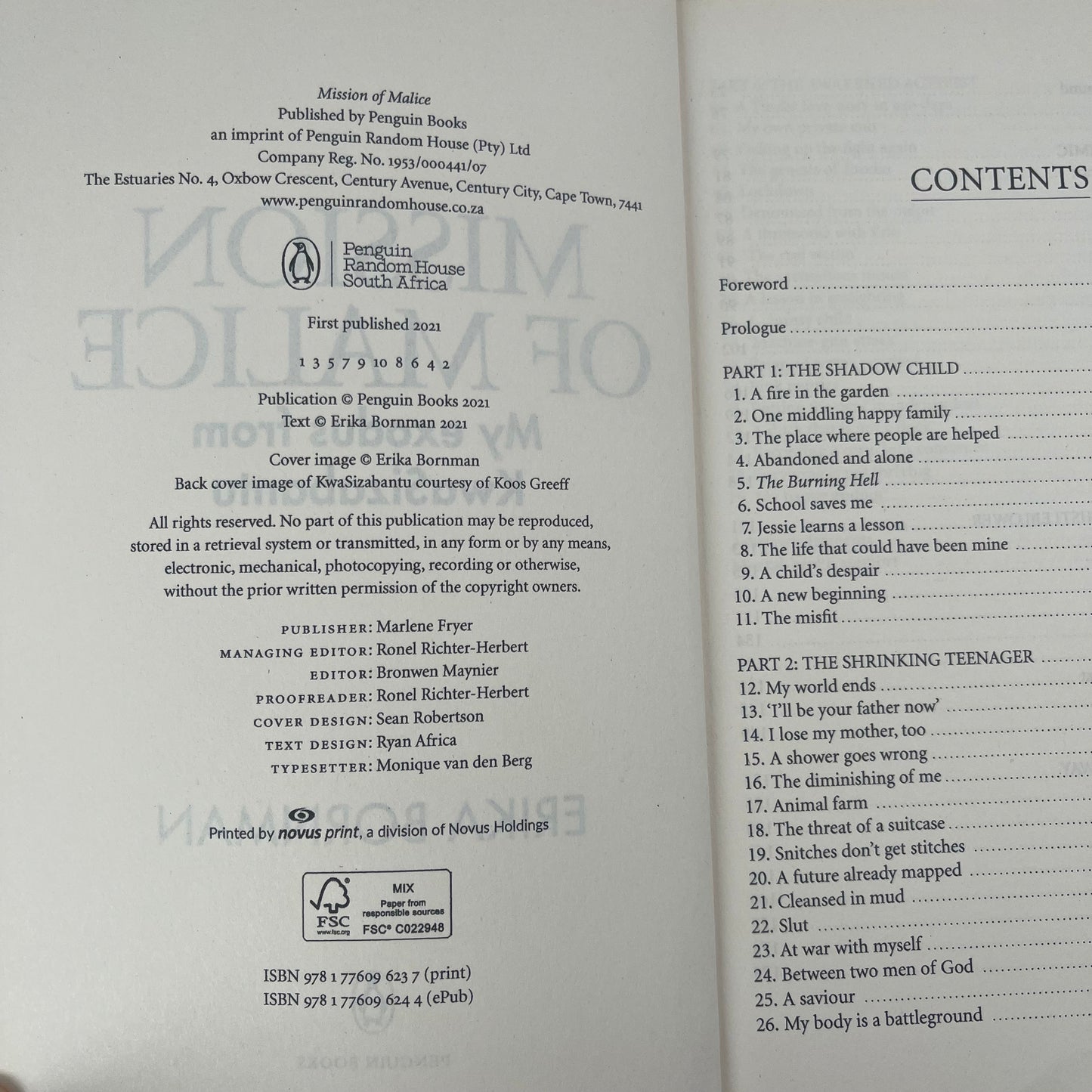 Mission of Malice My Exodus from KwaSizabantu - Erika Bornman - Condition Detail 2