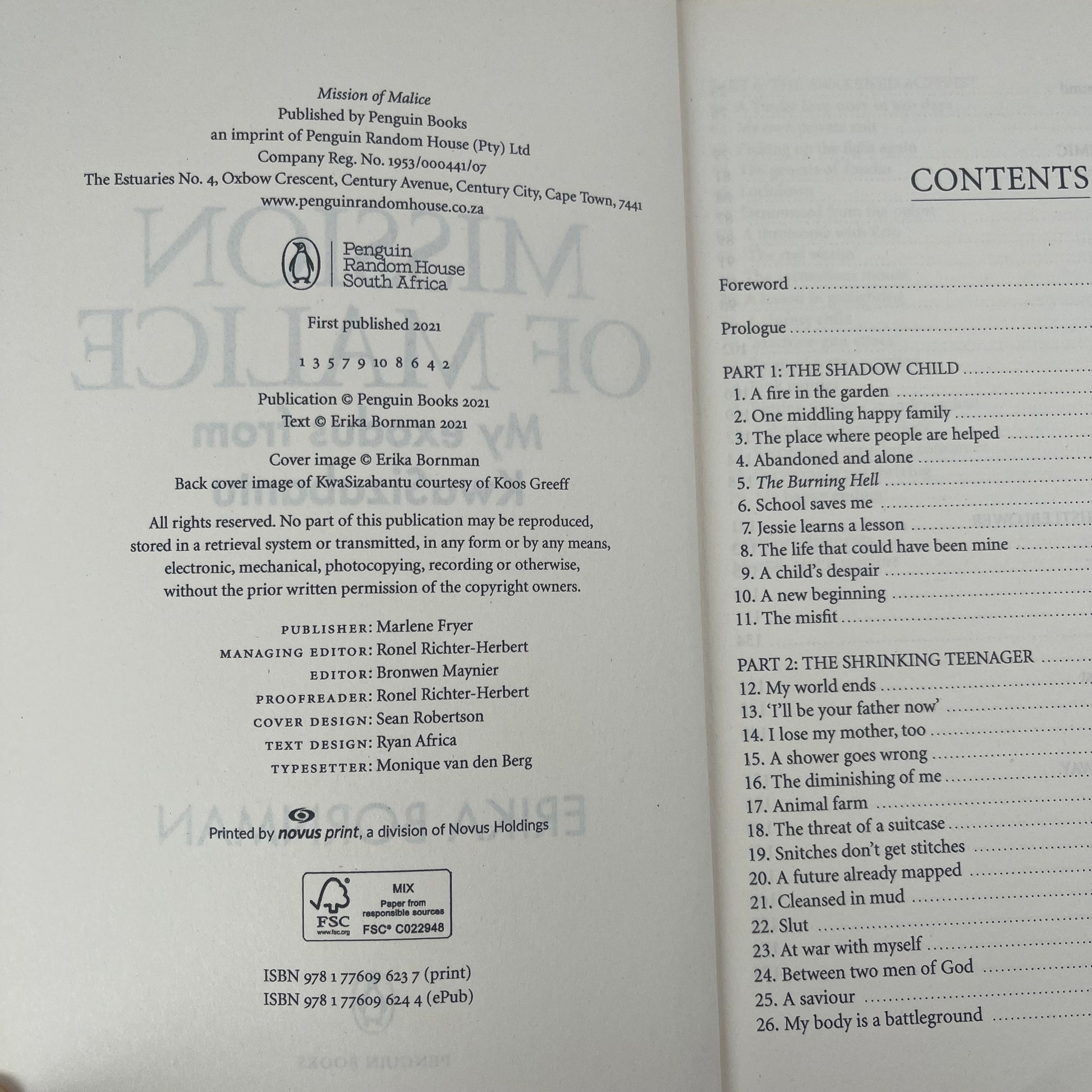 Mission of Malice My Exodus from KwaSizabantu - Erika Bornman - Condition Detail 2