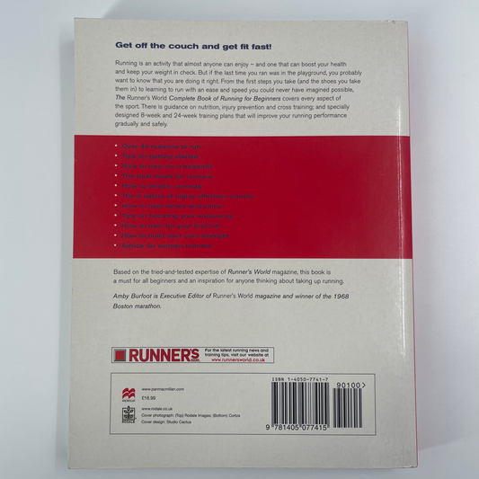 Runner's World Complete Book of Running for Beginners - Amby Burfoot - Fore Edge
