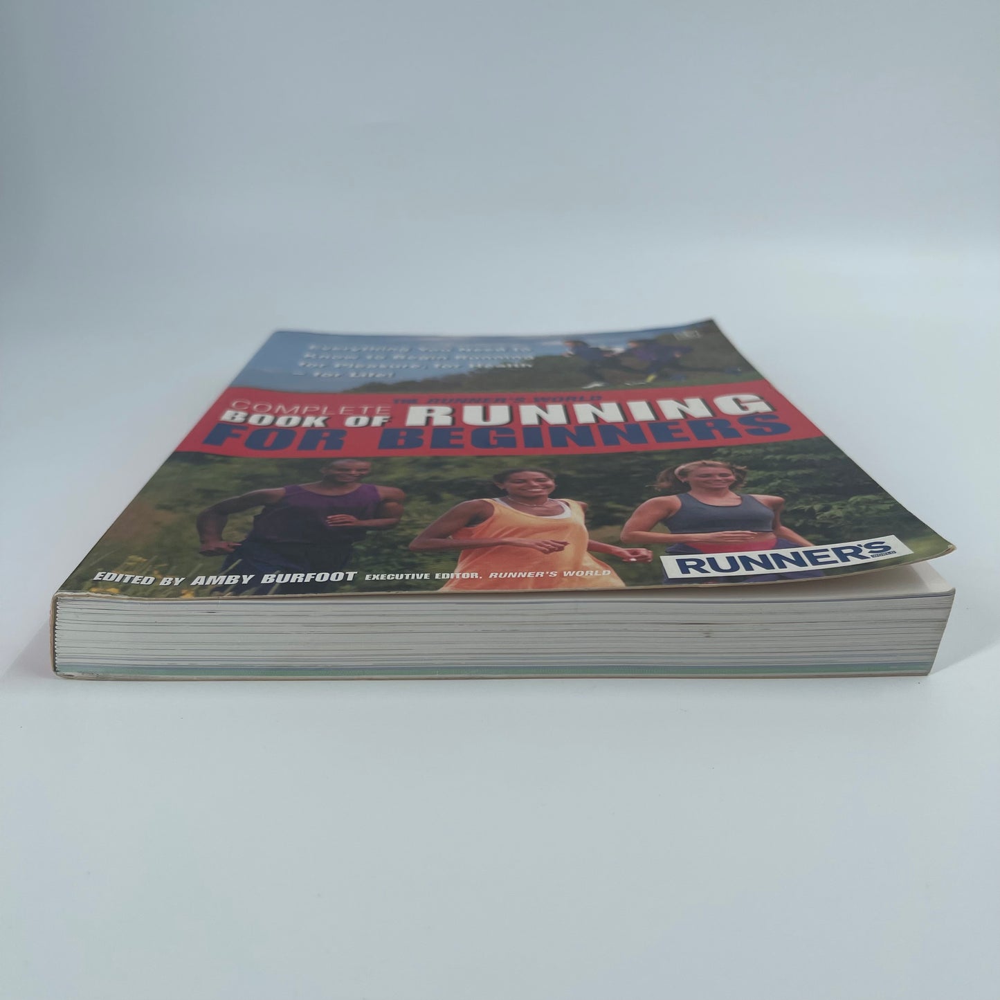 Runner's World Complete Book of Running for Beginners - Amby Burfoot - Top Edge
