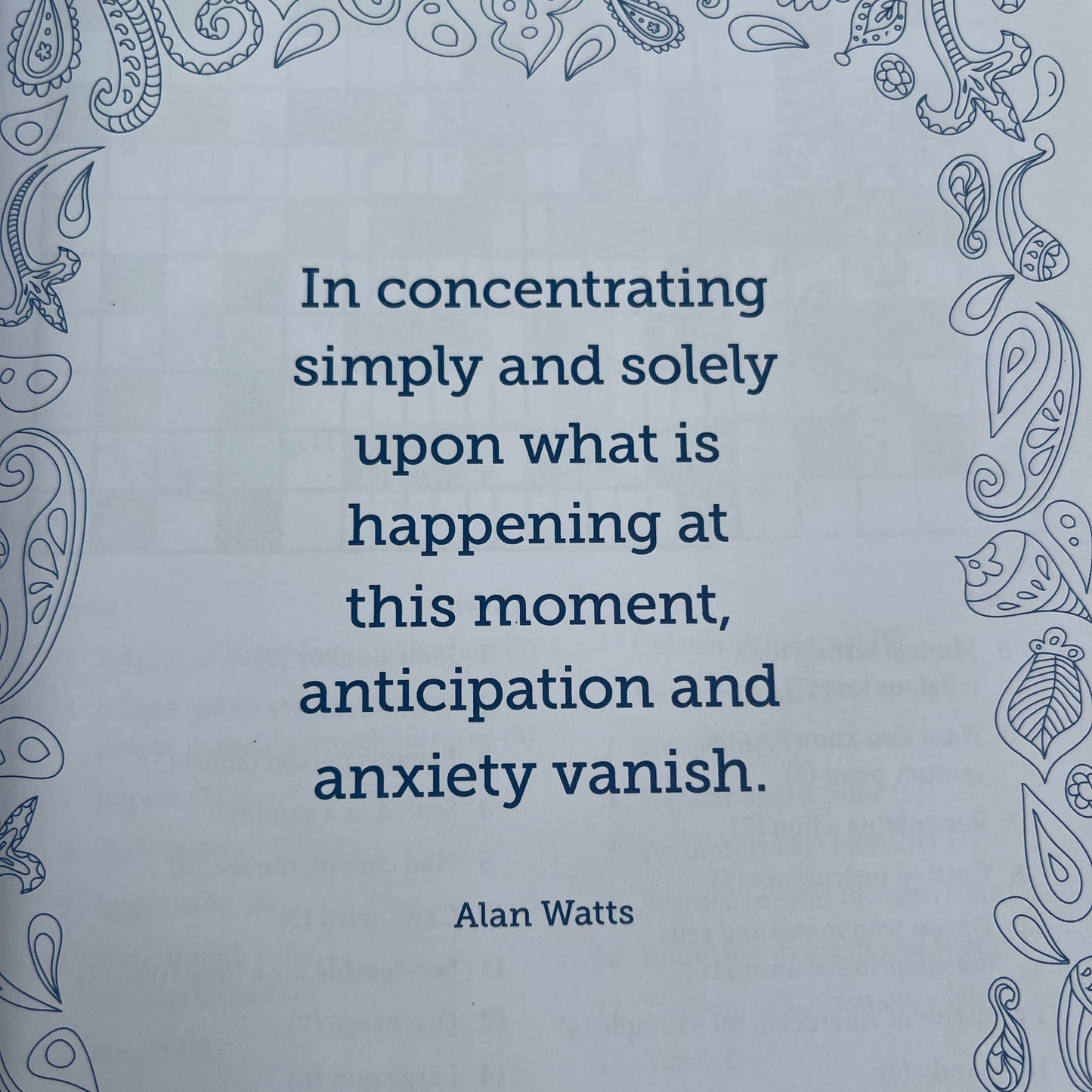 Puzzles for Mindfulness Crosswords - Arcturus Publishing - Condition Detail 2