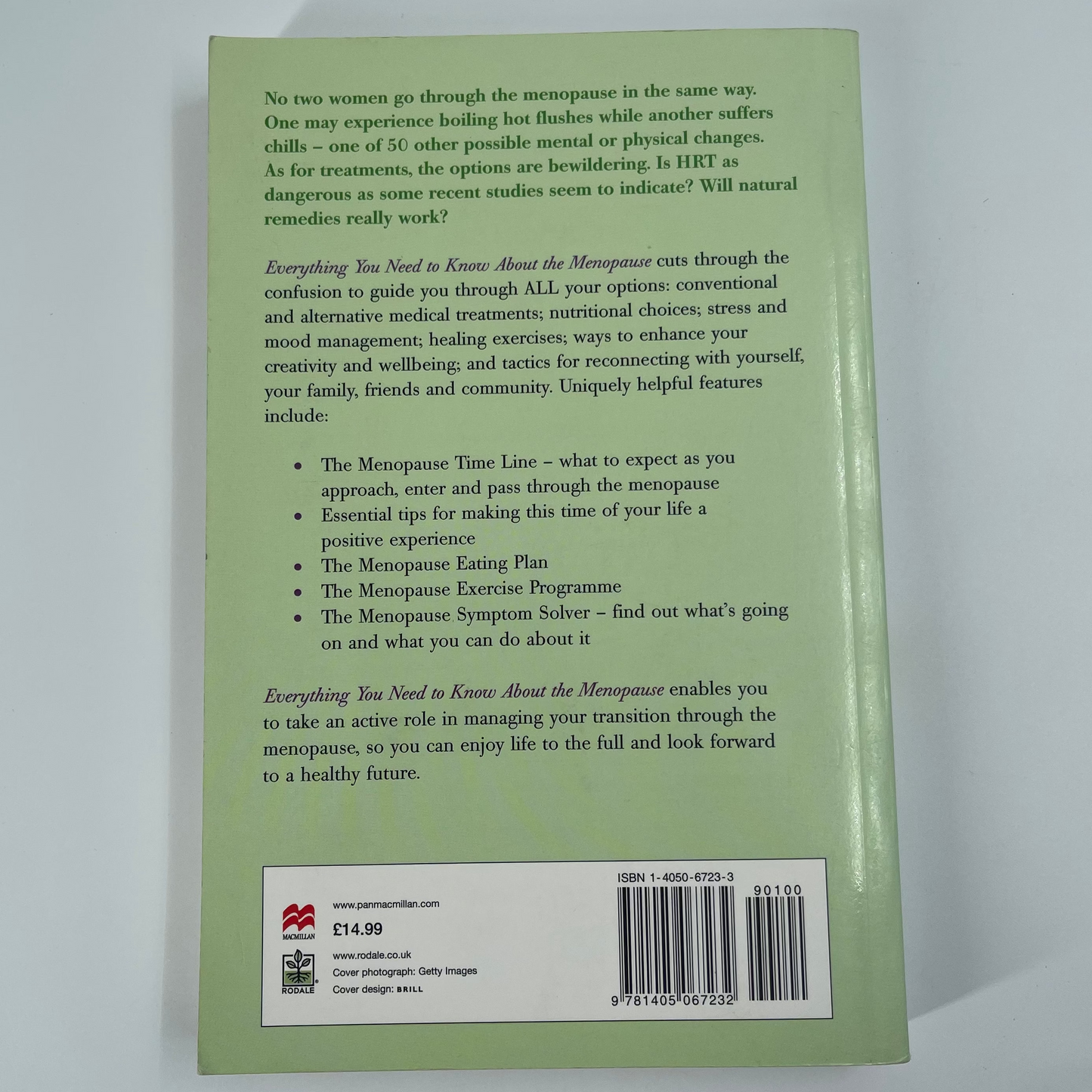 Everything You Need to Know about the Menopause A Comprehensive Guide to Surviving - and Thriving! - During this Turbulent Life Stage - Ellen Phillips - Back Cover