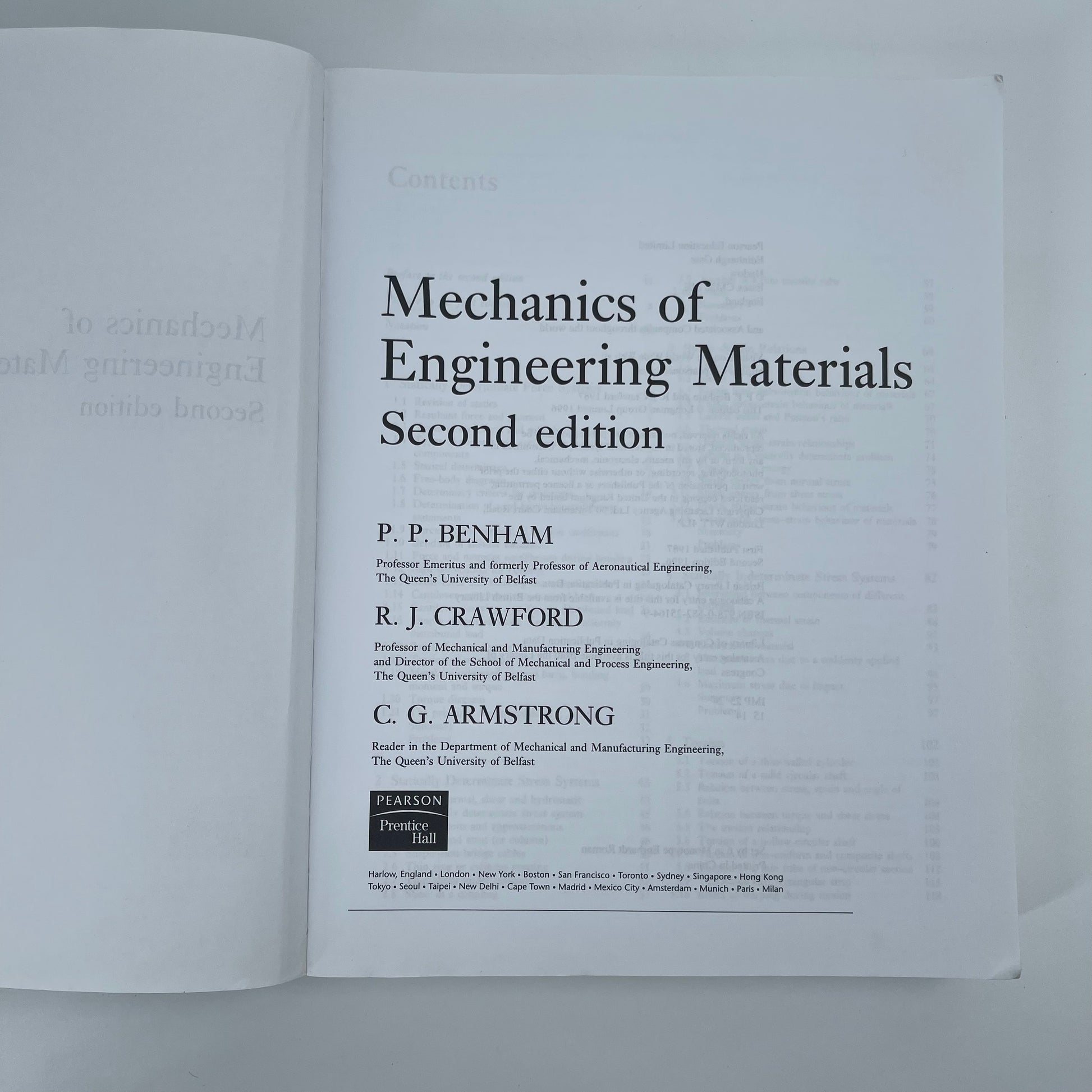 Mechanics of Engineering Materials - Peter Philip Benham - Condition Detail 1
