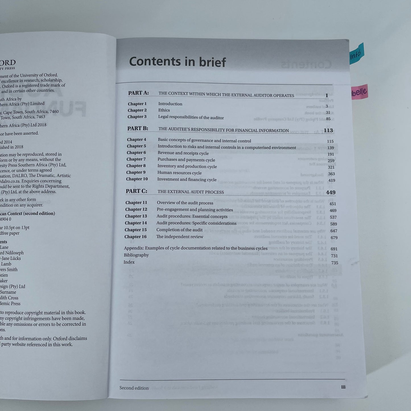 Auditing Fundamentals in a South African Context - Gerrit Penning - Condition Detail 3