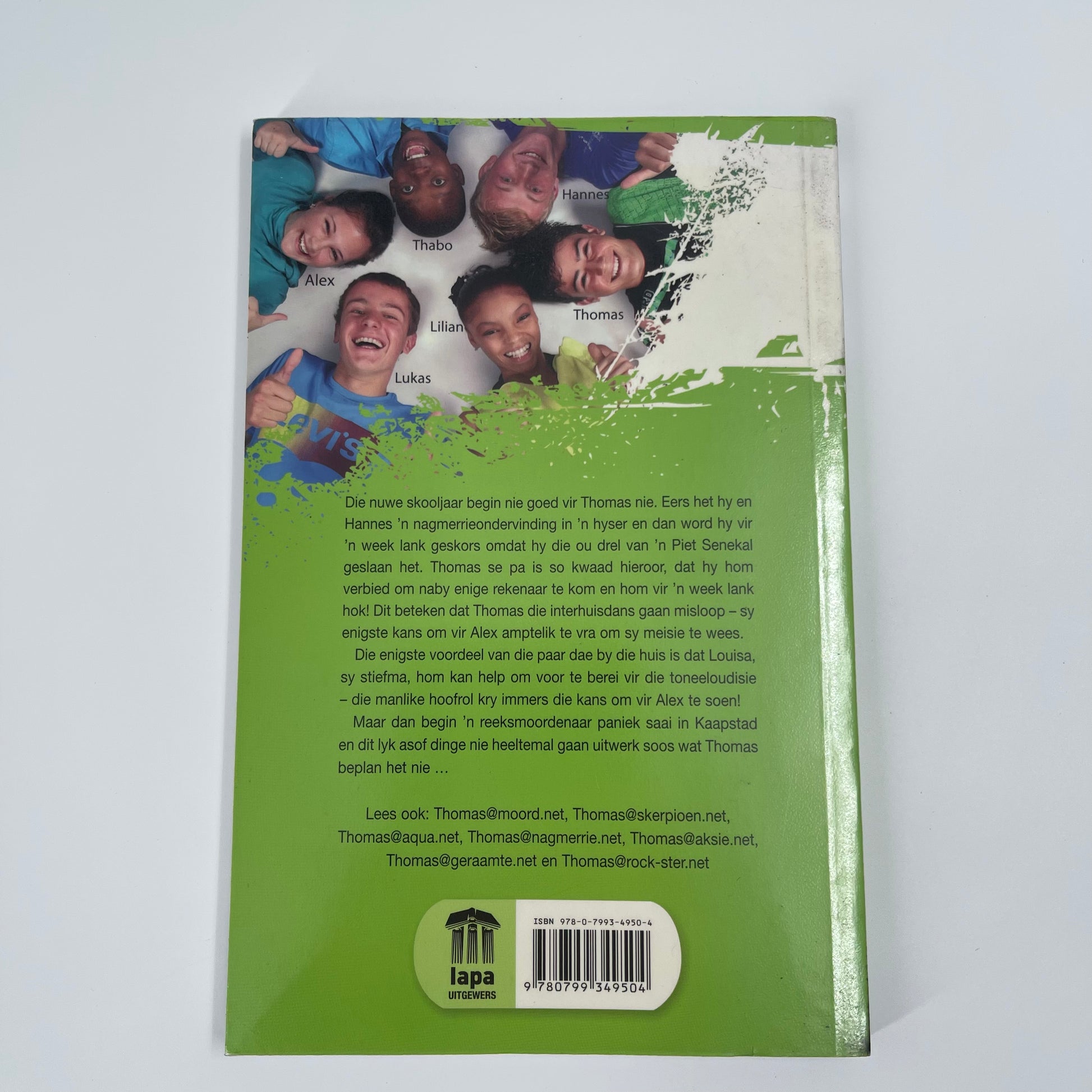 Thomas@sms.net - Carina Diedericks-Hugo - Back Cover