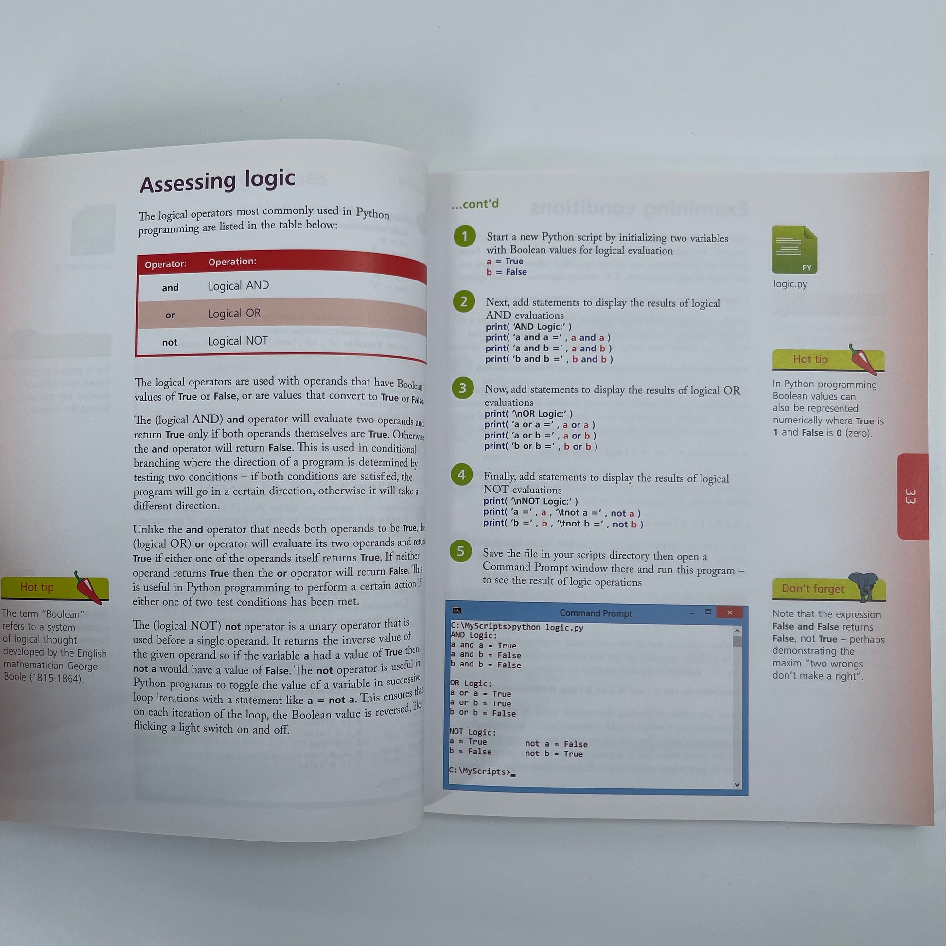 Python in Easy Steps - Mike McGrath - Bottom Edge