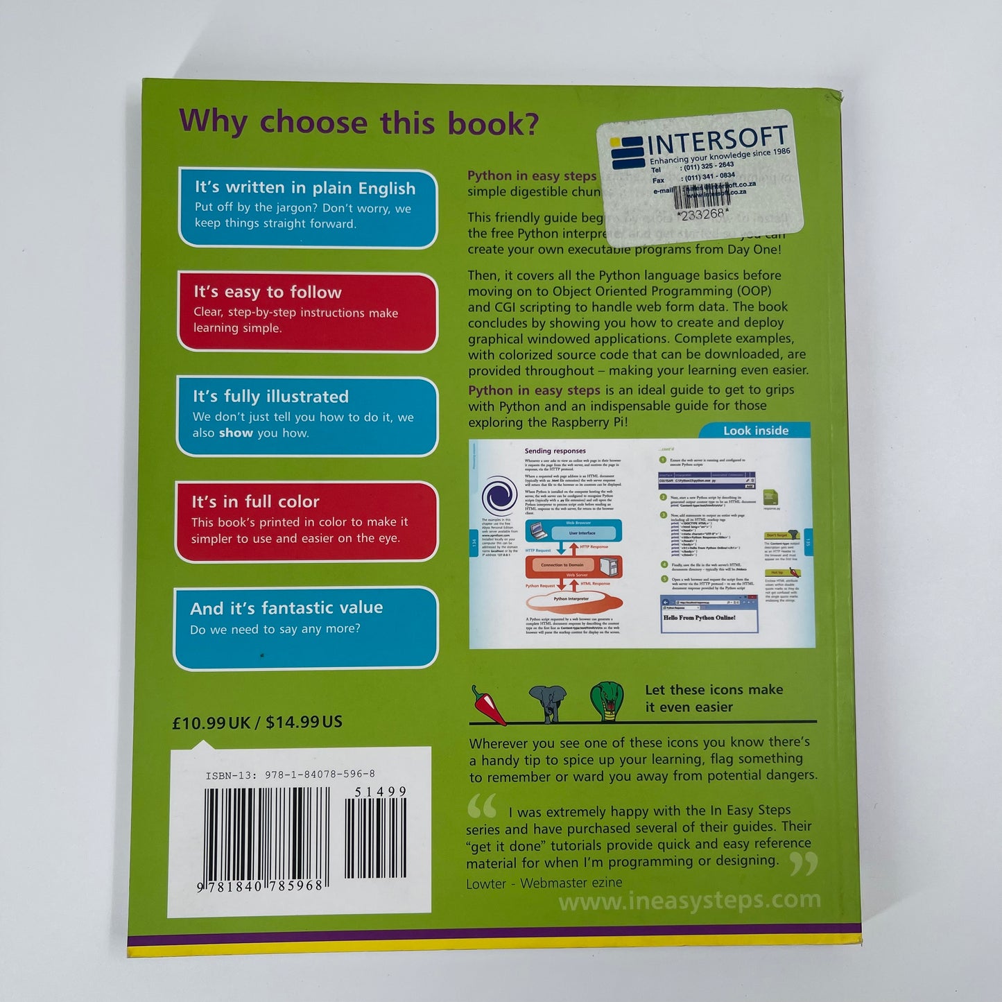 Python in Easy Steps - Mike McGrath - Fore Edge