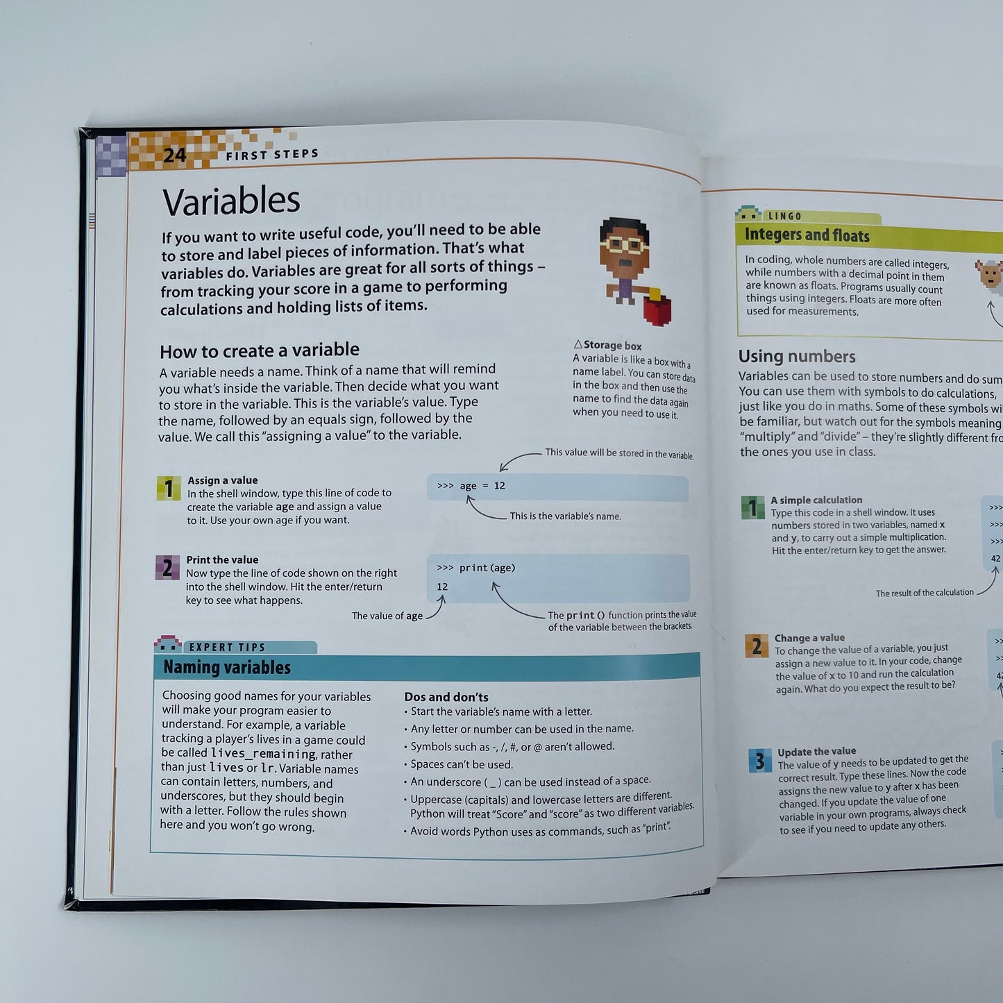 Computer Coding Python Projects for Kids A Step-by-Step Visual Guide - Carol Vorderman - Bottom Edge