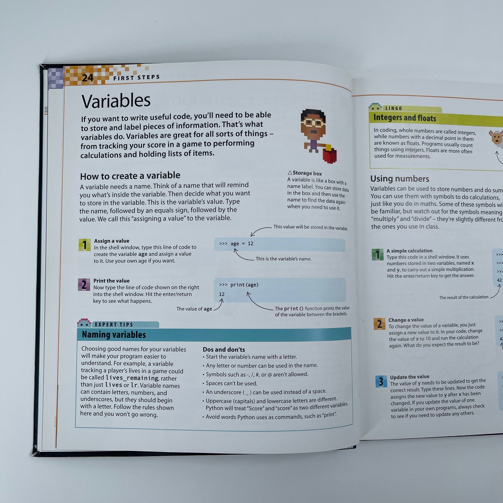 Computer Coding Python Projects for Kids A Step-by-Step Visual Guide - Carol Vorderman - Bottom Edge