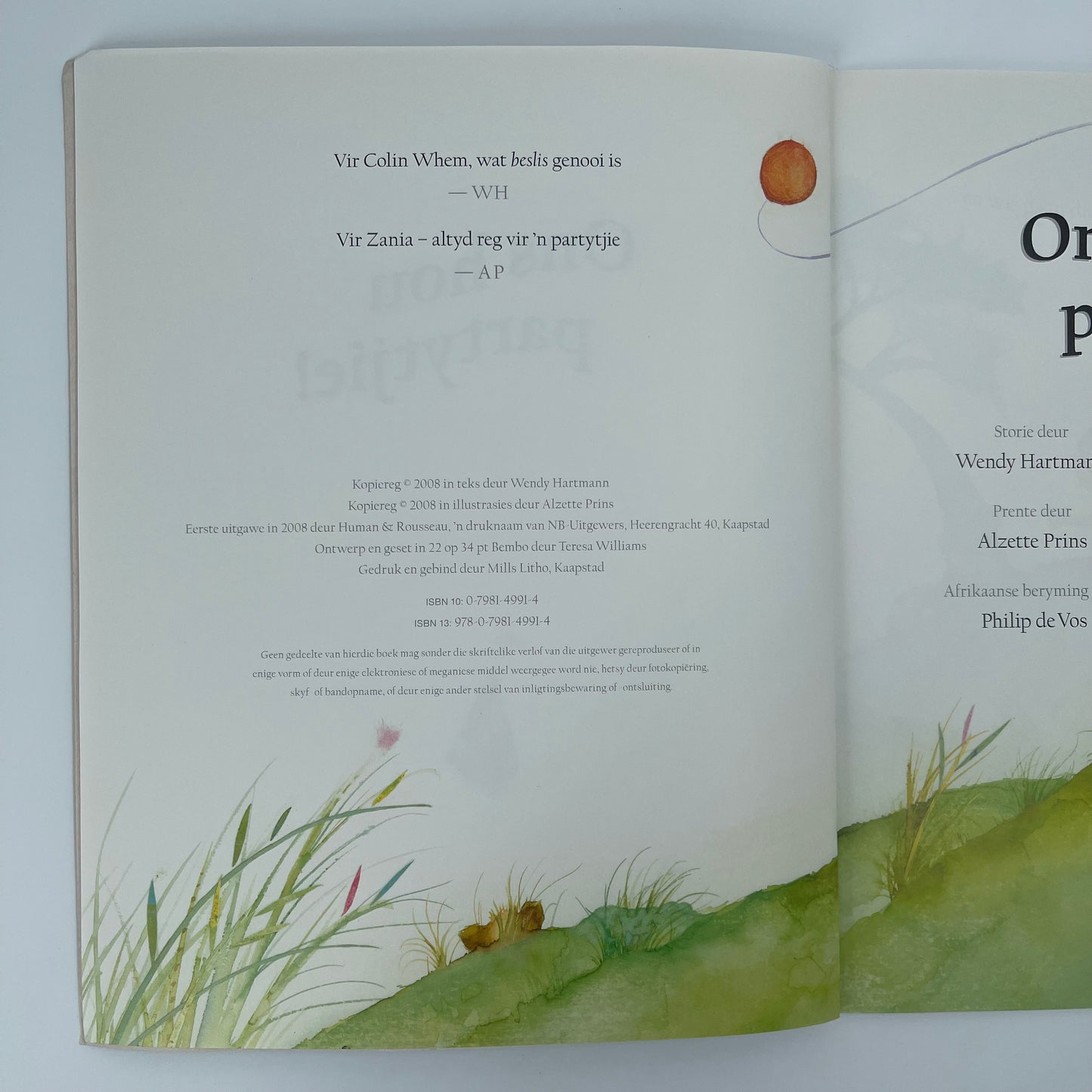 Ons hou partytjie! - Wendy Hartmann - Bottom Edge
