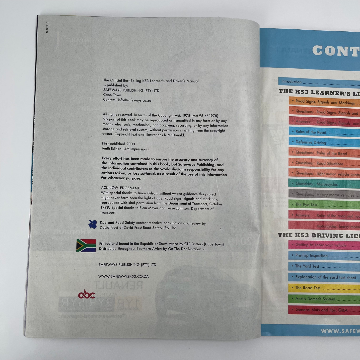The Official Best Selling K53 Learner's & Driver's Manual - Gary Bailey - Bottom Edge