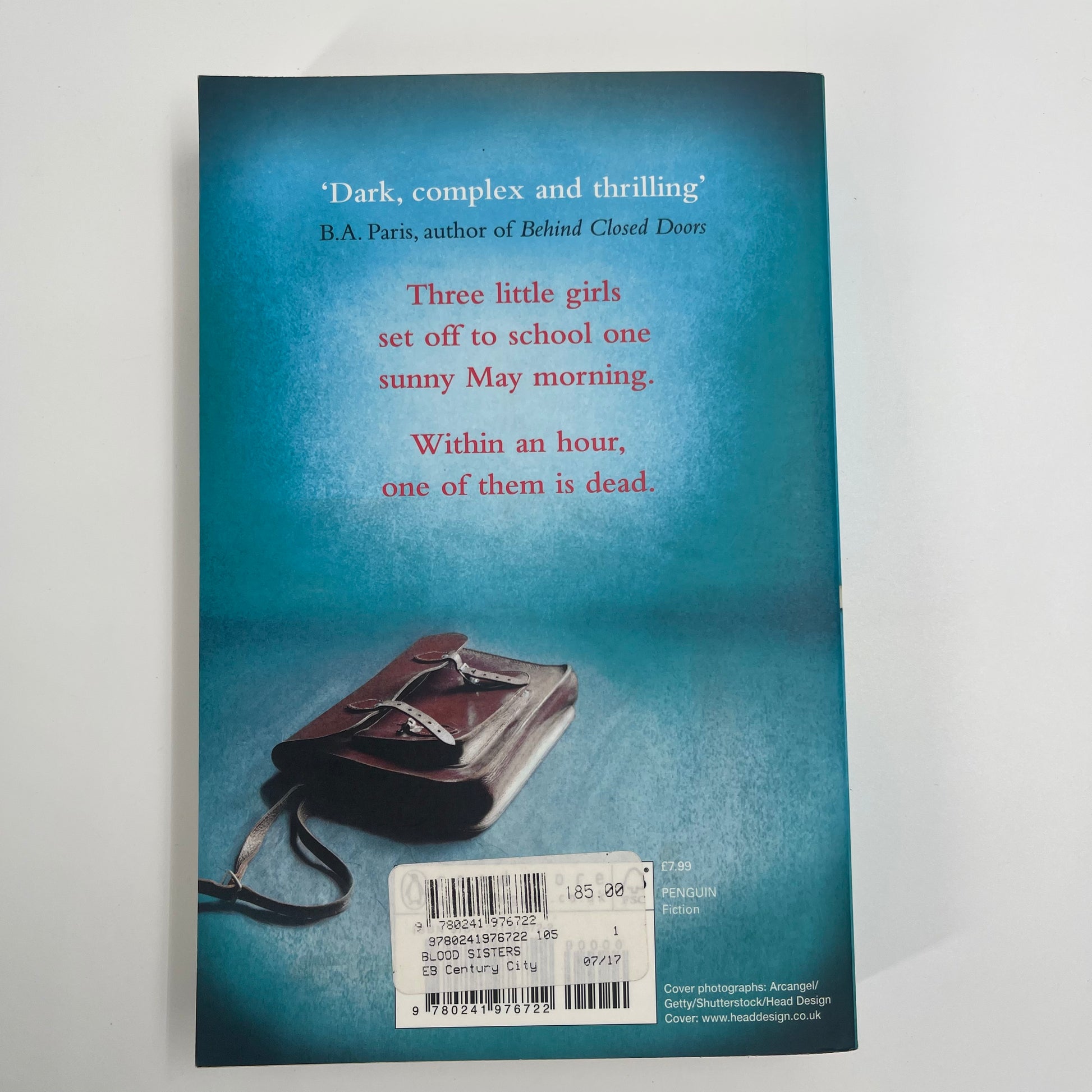 Blood Sisters - Jane Corry - Back Cover