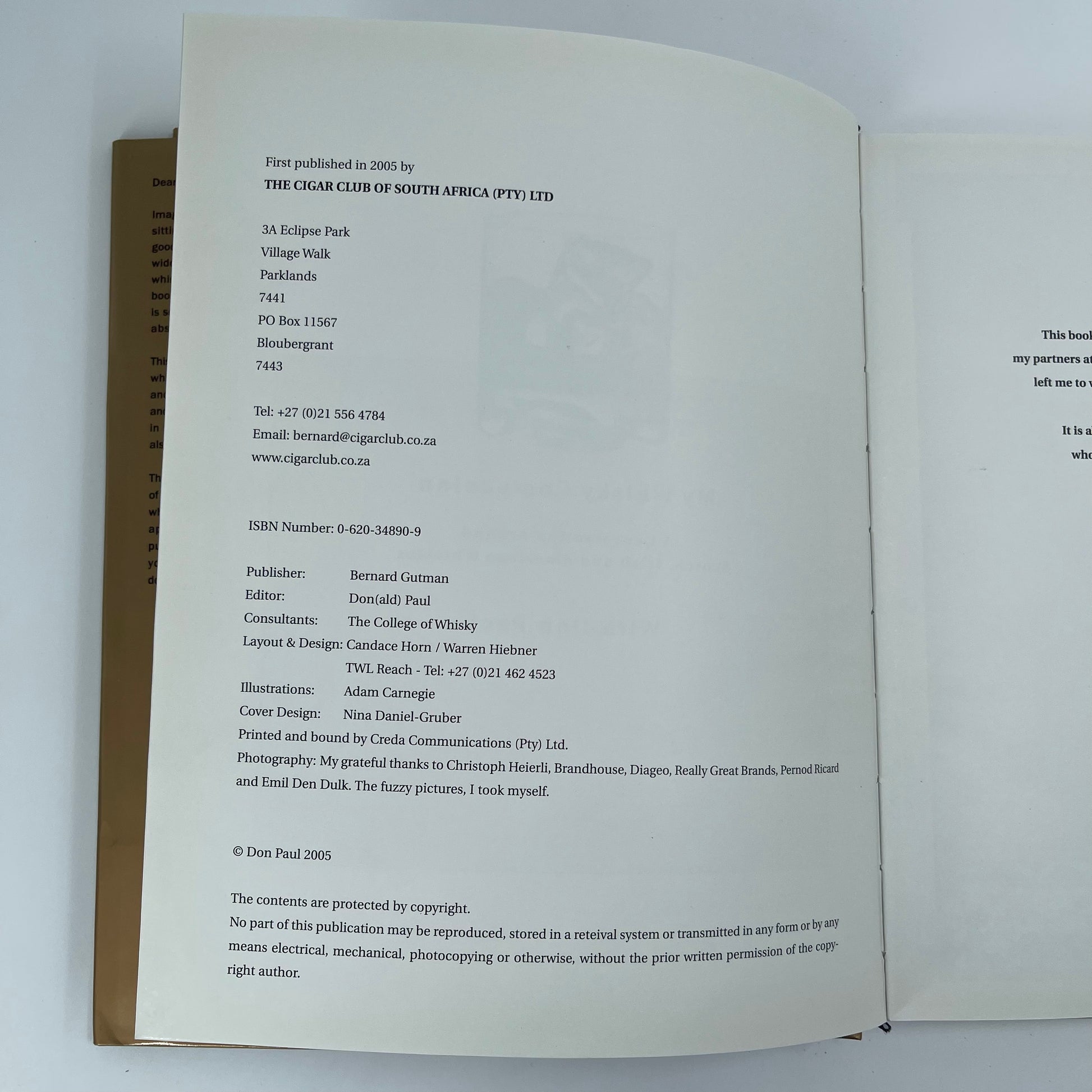 My Whisky Companion A Conversation Around Scotch, Irish and American Whiskies - Donald Paul - Condition Detail 3