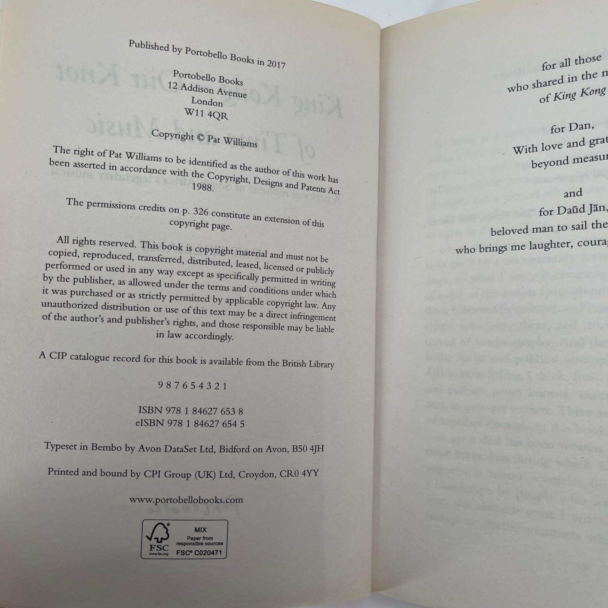 King Kong - Our Knot of Time and Music A Personal Memoir of South Africa's Legendary Musical - Pat Williams - Condition Detail 1