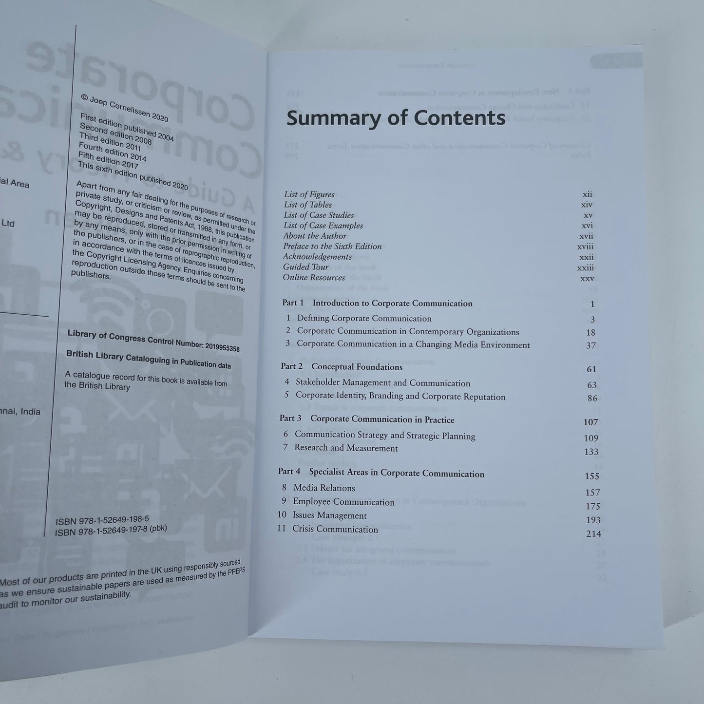 Corporate Communication A Guide to Theory and Practice - Joep Cornelissen - Condition Detail 2