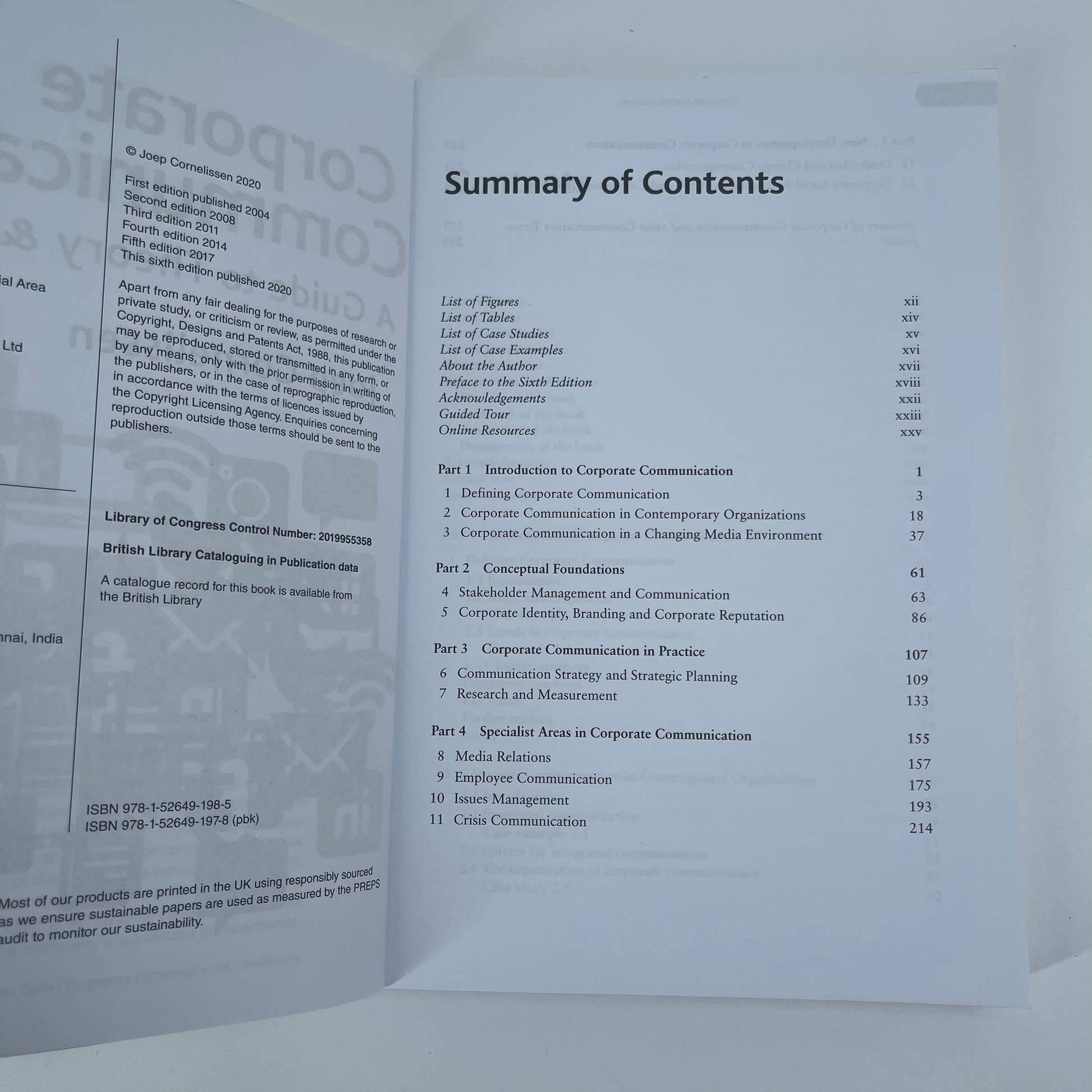 Corporate Communication A Guide to Theory and Practice - Joep Cornelissen - Condition Detail 2