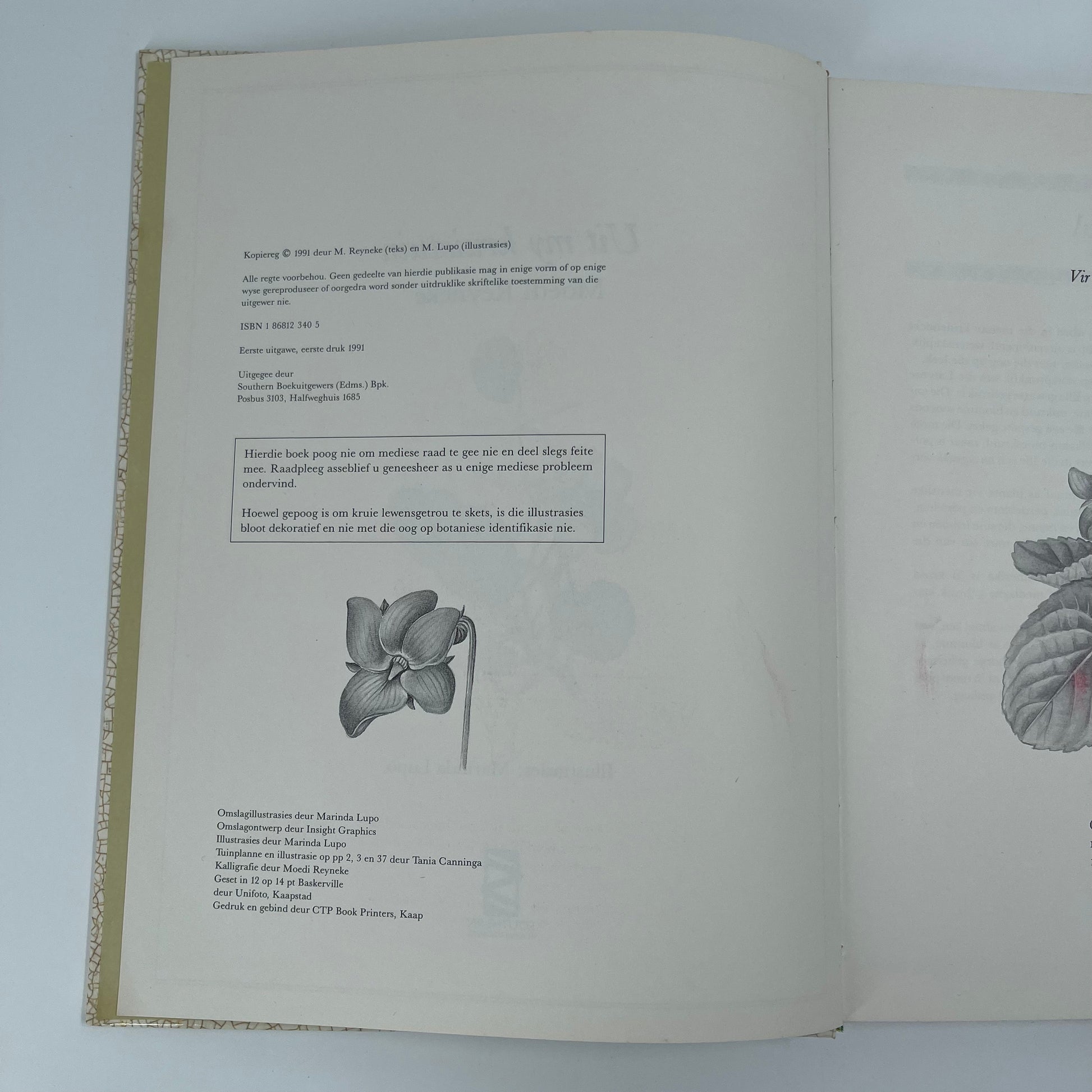 Uit my kruietuin (Afrikaans Edition) - Reyneke - Condition Detail 1