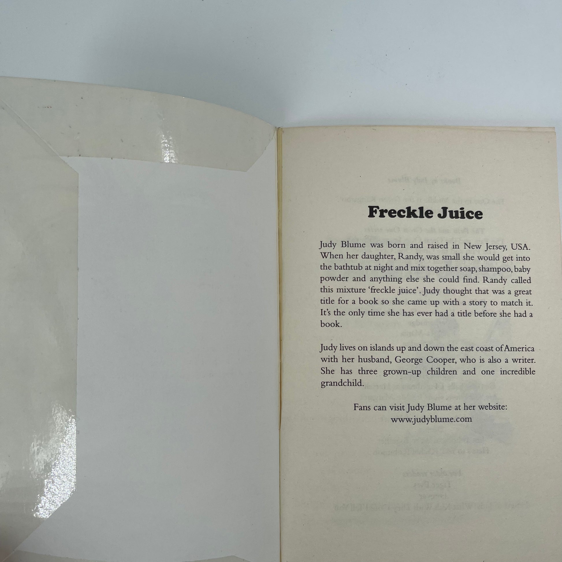 Freckle Juice - Judy Blume - Condition Detail 1